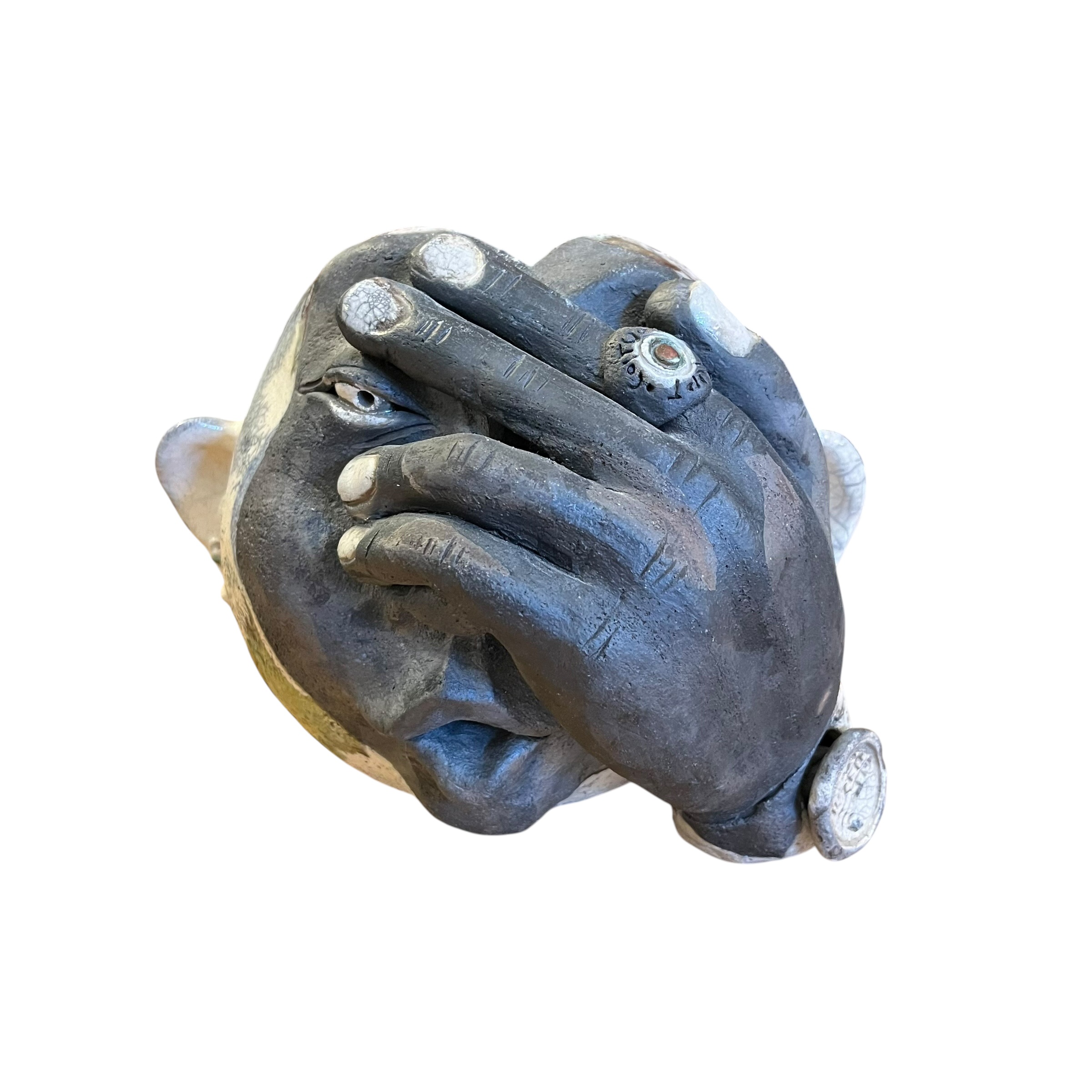 "See No Evil" Pottery By Richard Tanaka - Coast Consignment