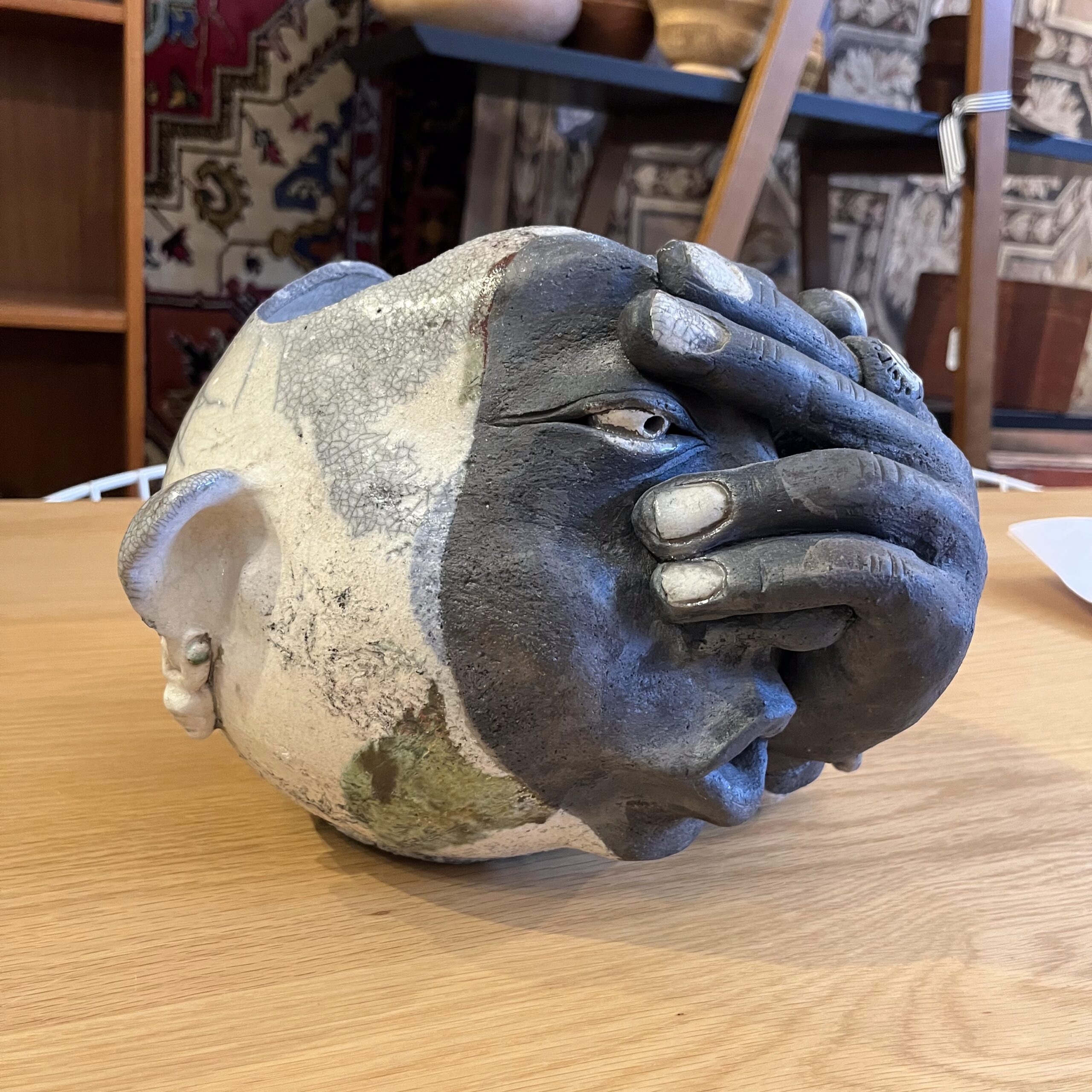 "See No Evil" Pottery By Richard Tanaka - Coast Consignment