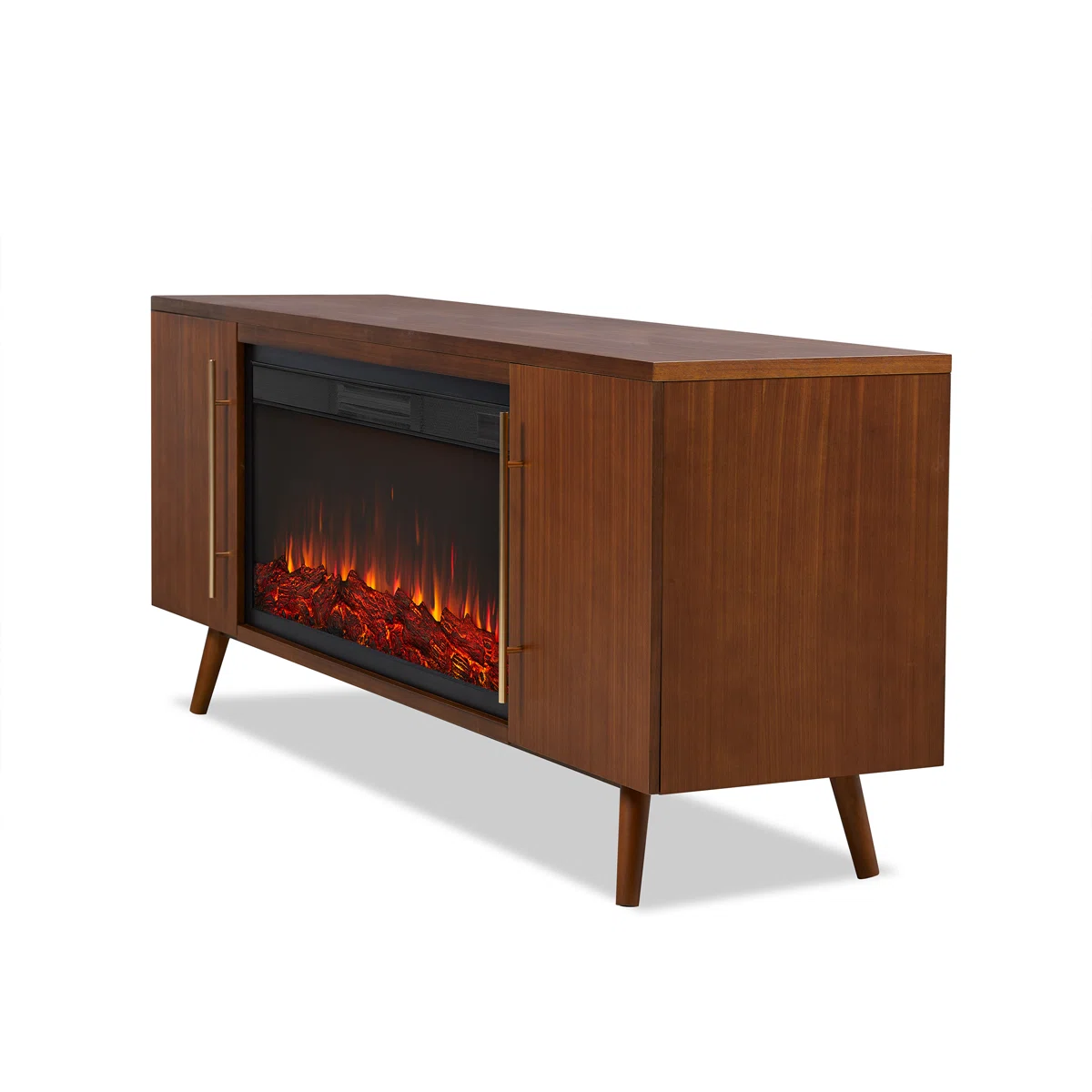 Real Flame 'Morris' 72" Sideboard with Electric Fireplace - Coast Consignment
