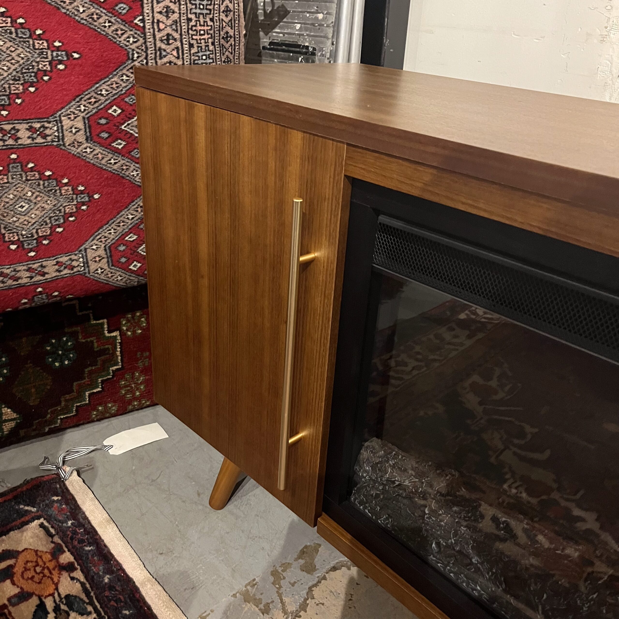 Real Flame 'Morris' 72" Sideboard with Electric Fireplace - Coast Consignment