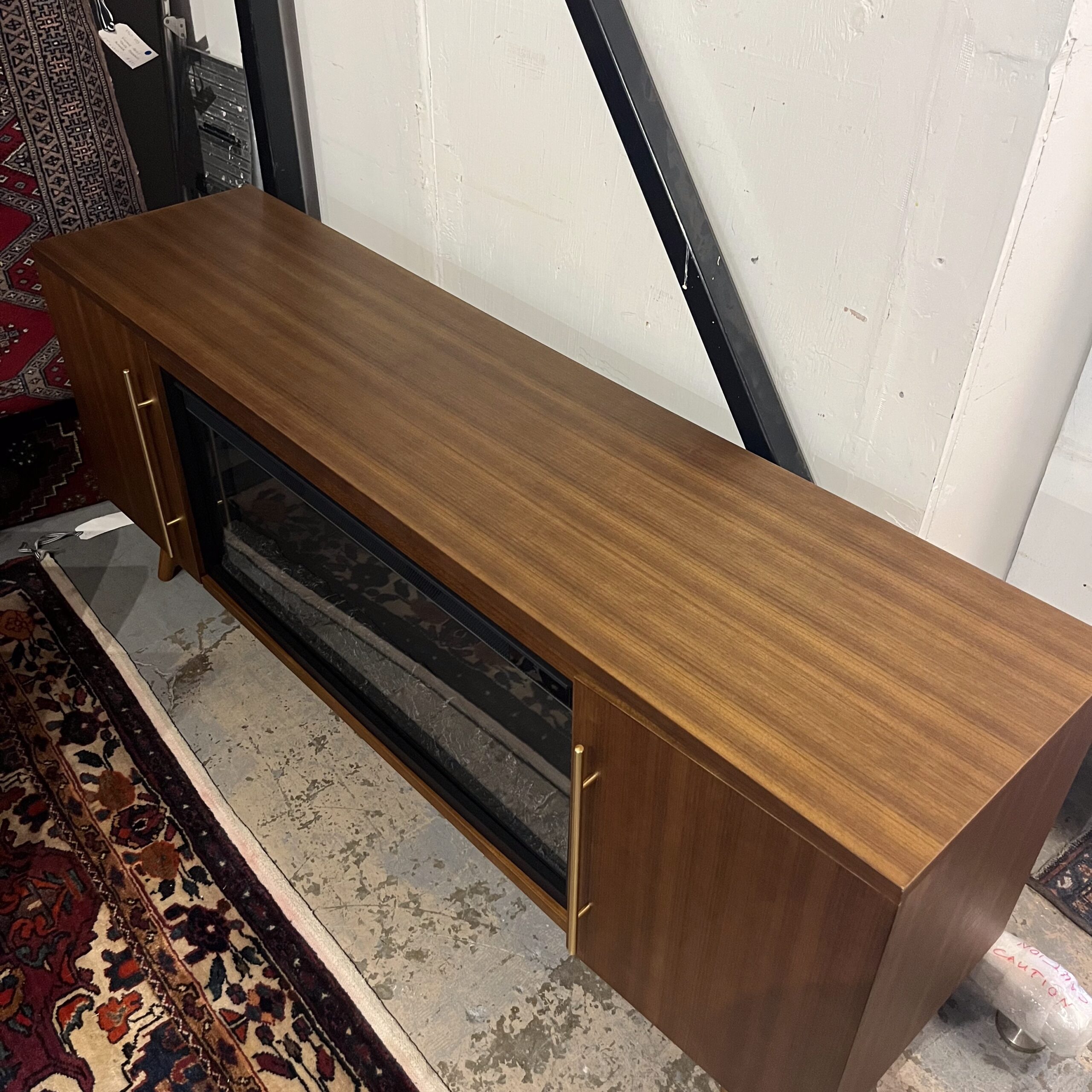 Real Flame 'Morris' 72" Sideboard with Electric Fireplace - Coast Consignment