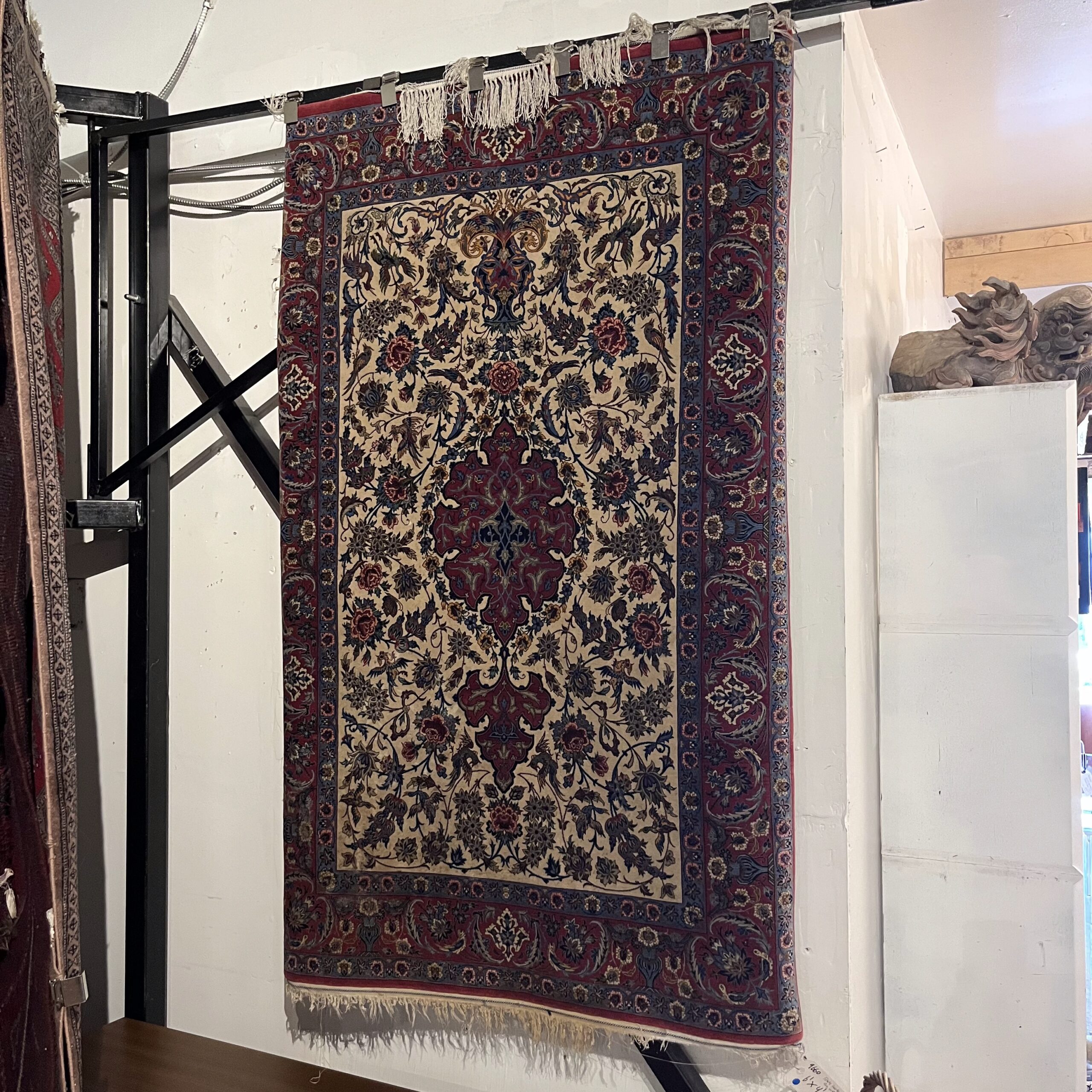 Persian Rug with Birds &amp; Flowers - 4'x6' - Coast Consignment