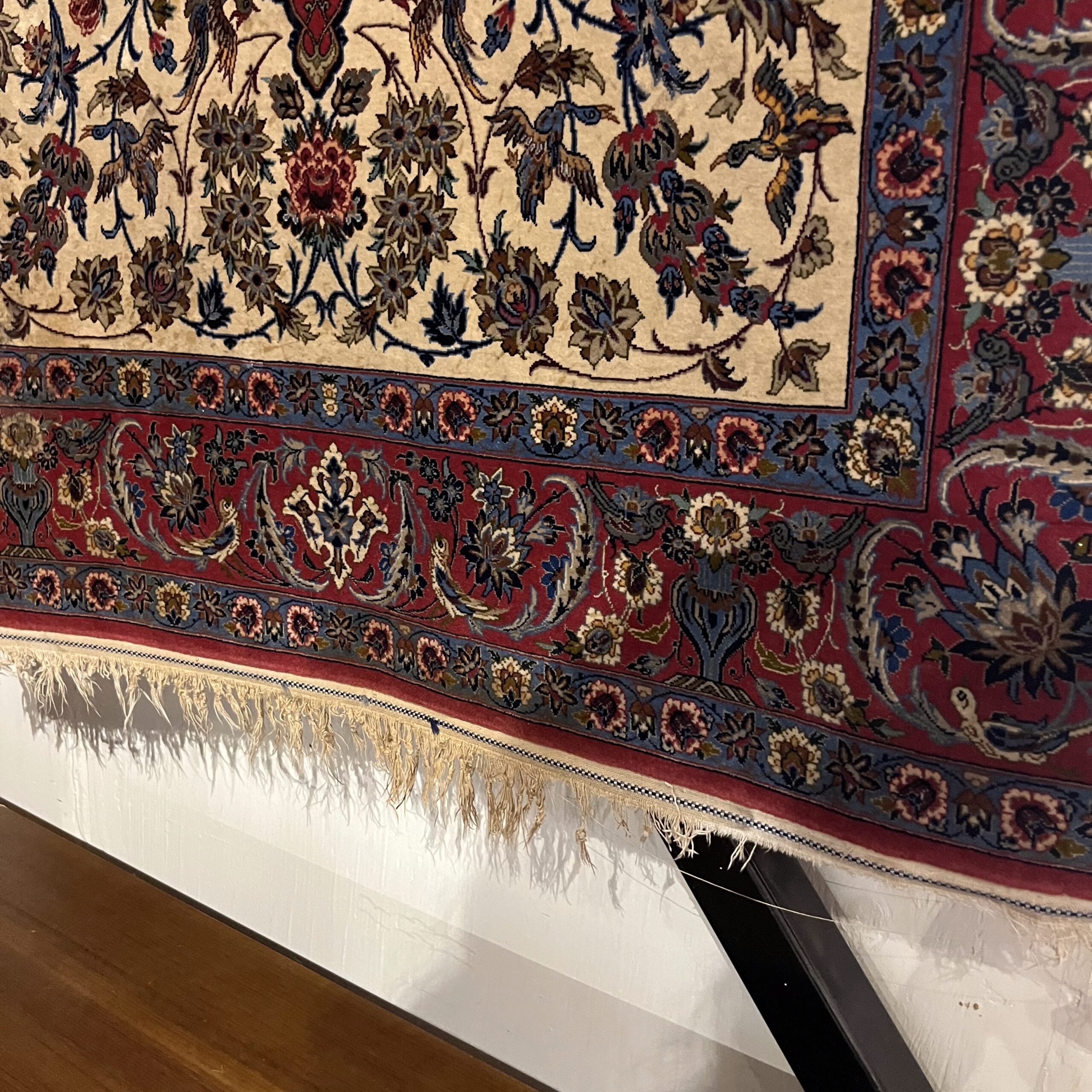 Persian Rug with Birds &amp; Flowers - 4'x6' - Coast Consignment