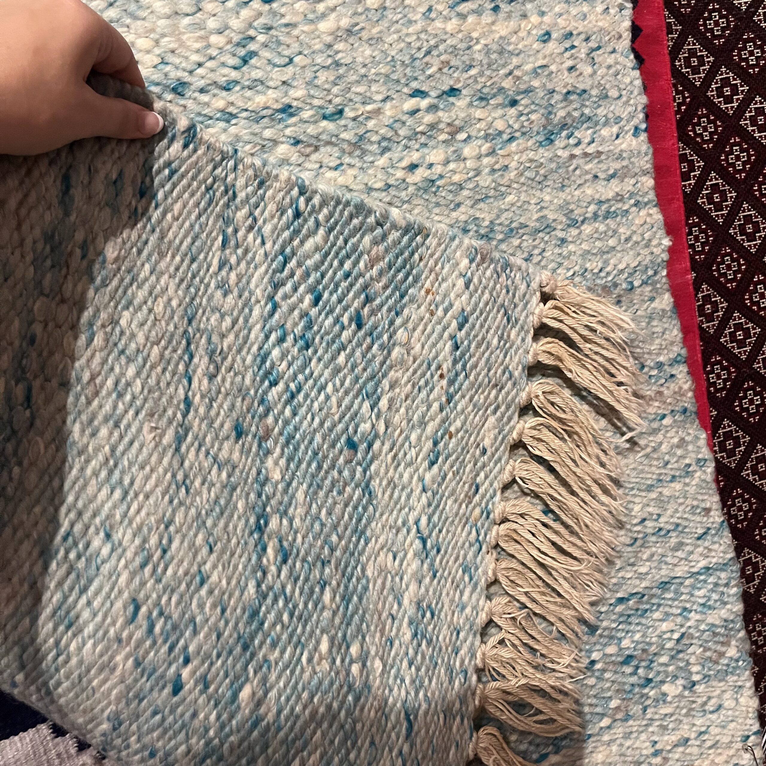Turquoise Tibetan Rug - 3'x5'1 - Coast Consignment