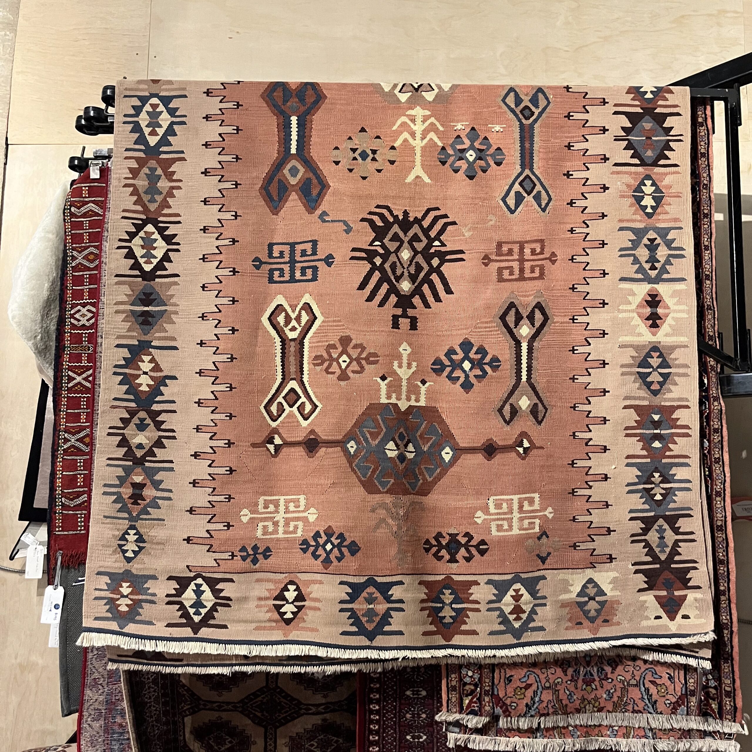 Turkish Kilim Rug - 5'4"x10' - Coast Consignment
