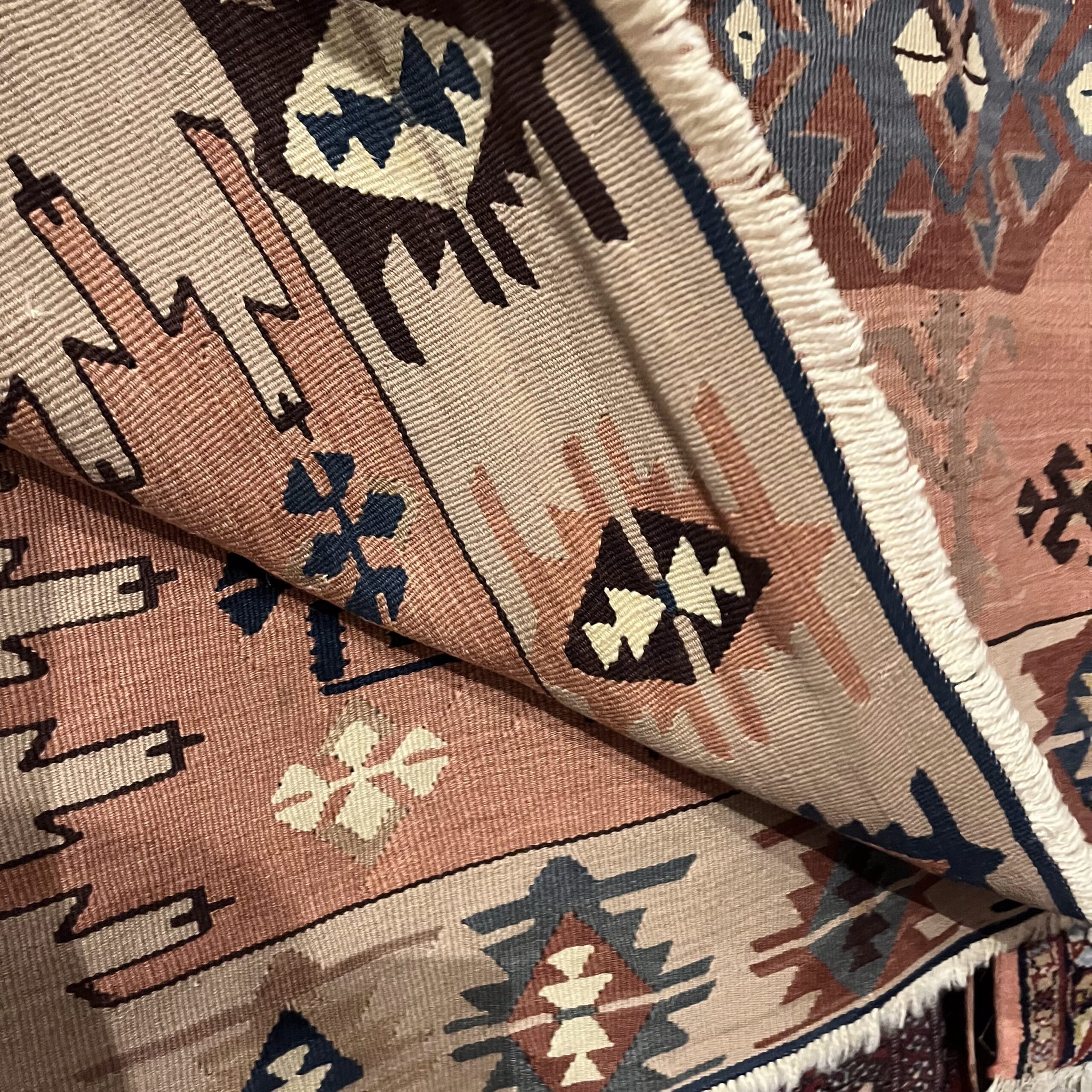 Turkish Kilim Rug - 5'4"x10' - Coast Consignment