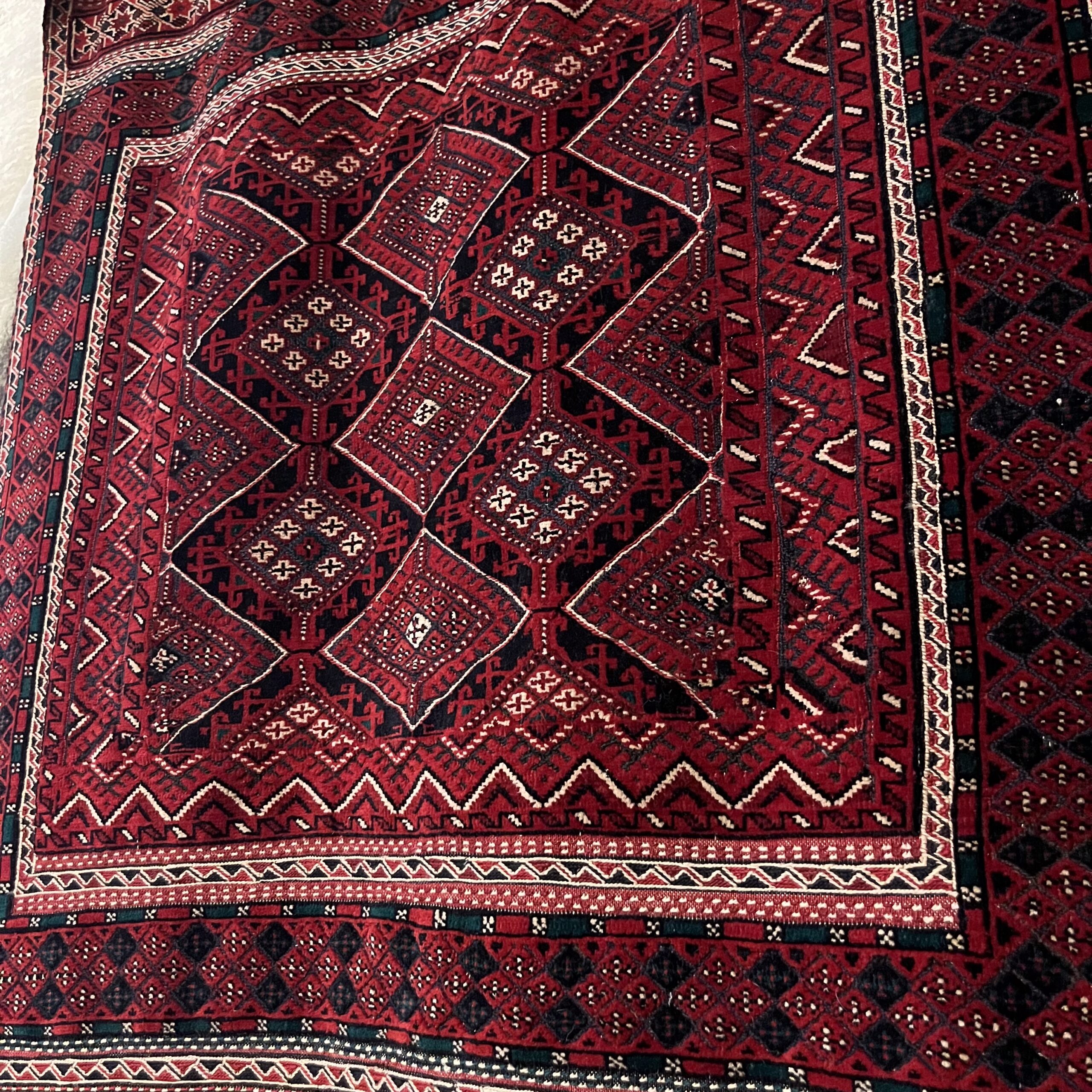 Square Persian Rug - 3'5x4'5 - Coast Consignment