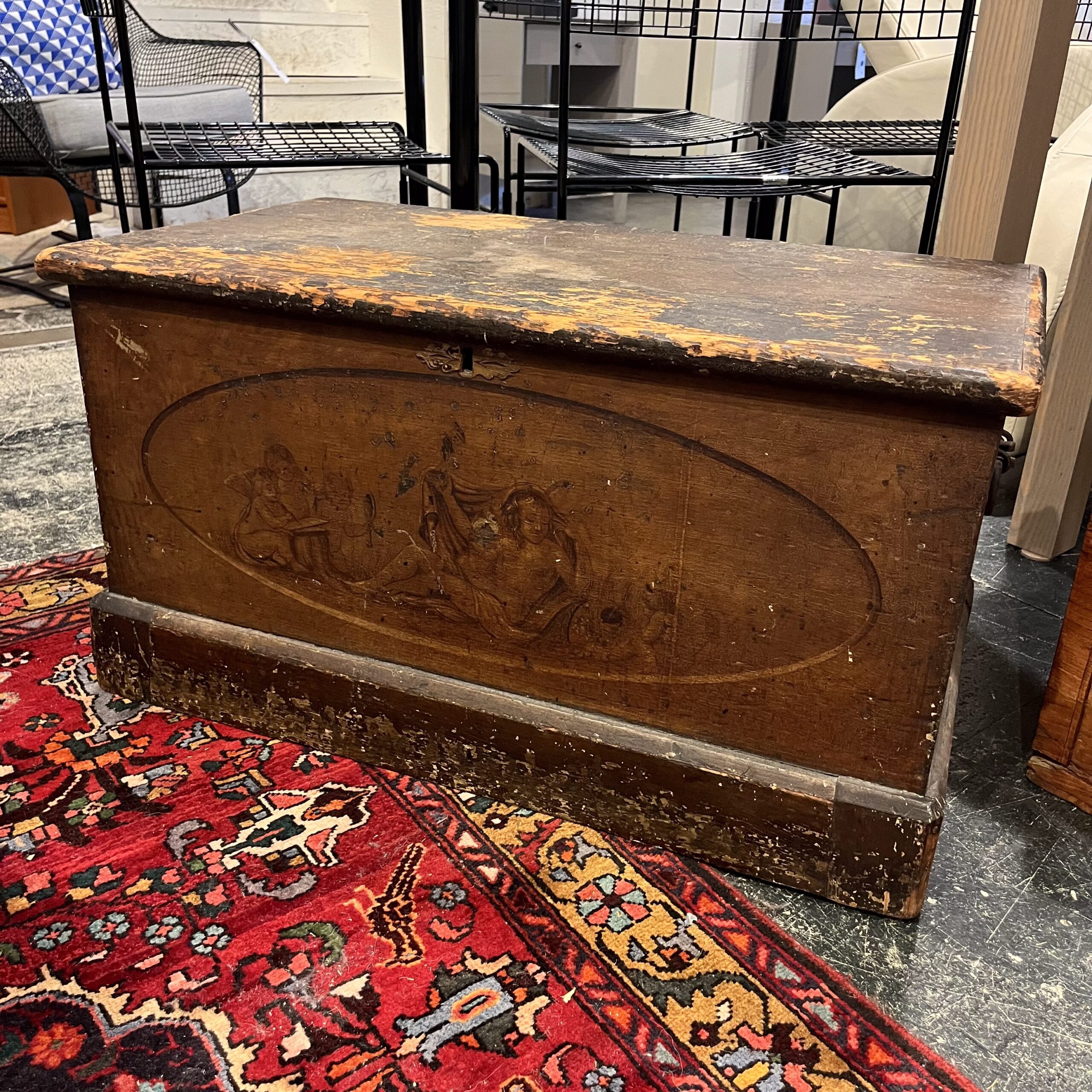 Antique Blanket Box - Coast Consignment