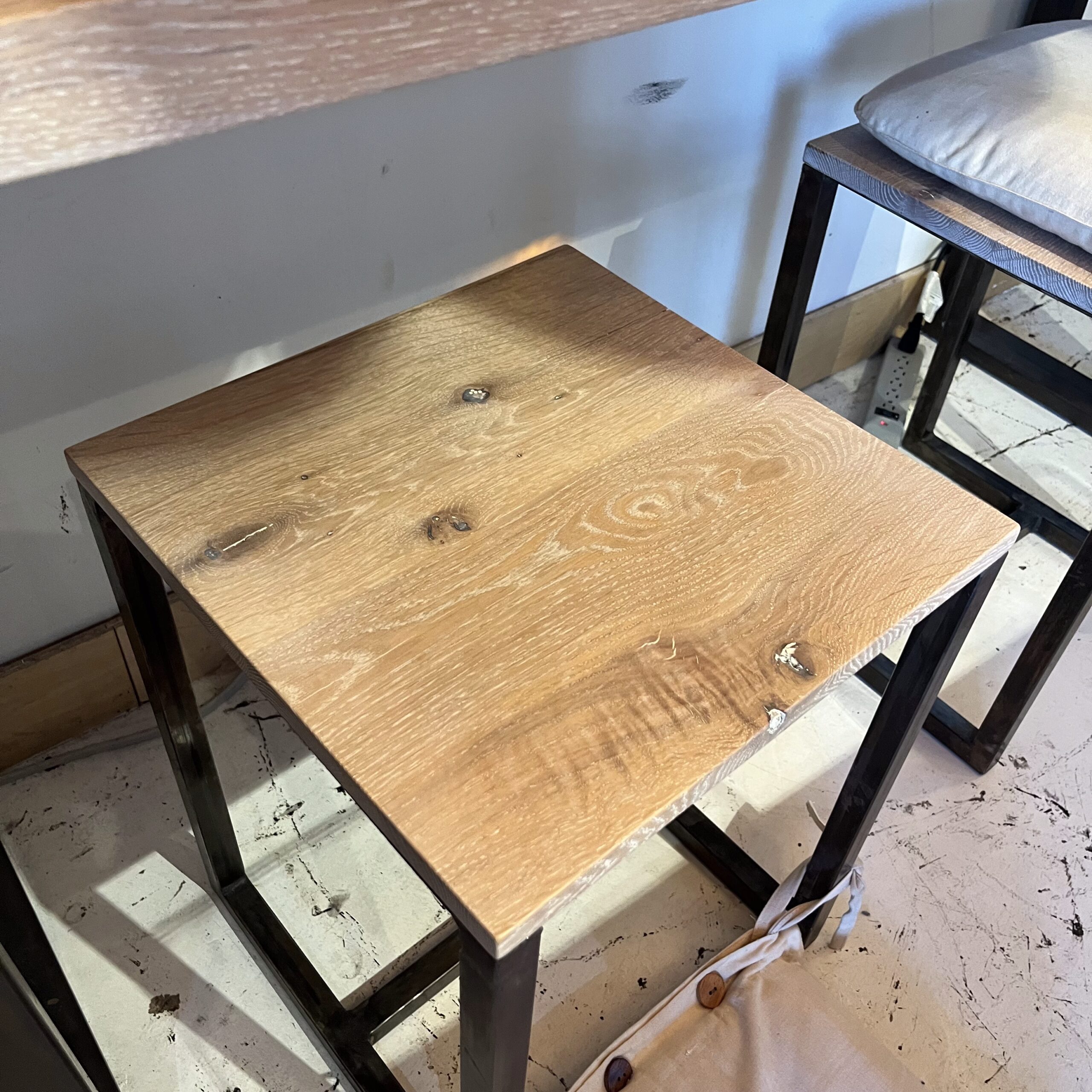 Union Wood Co. Console Table &amp; Matching Stools - Coast Consignment