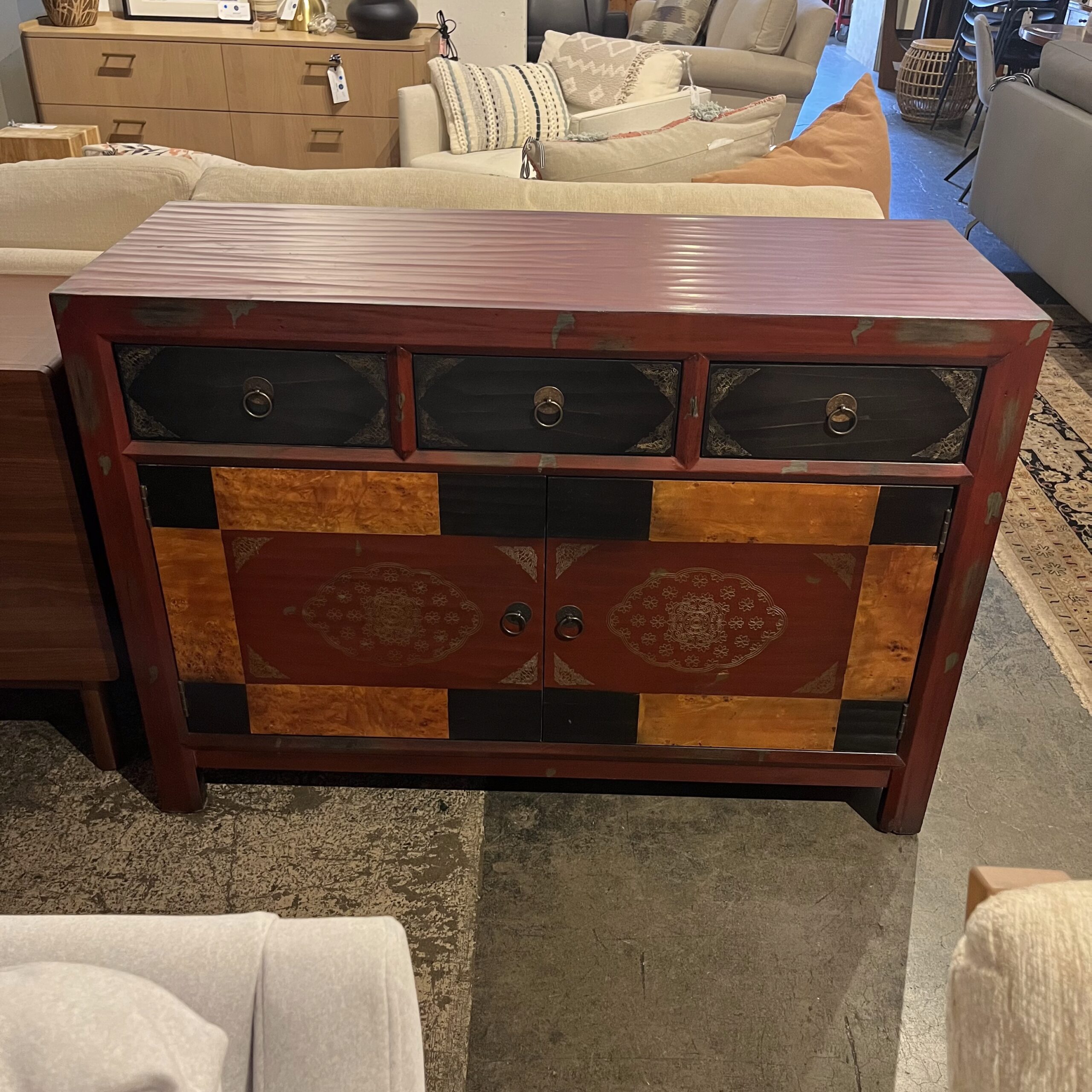 Asian Style Sideboard - Coast Consignment