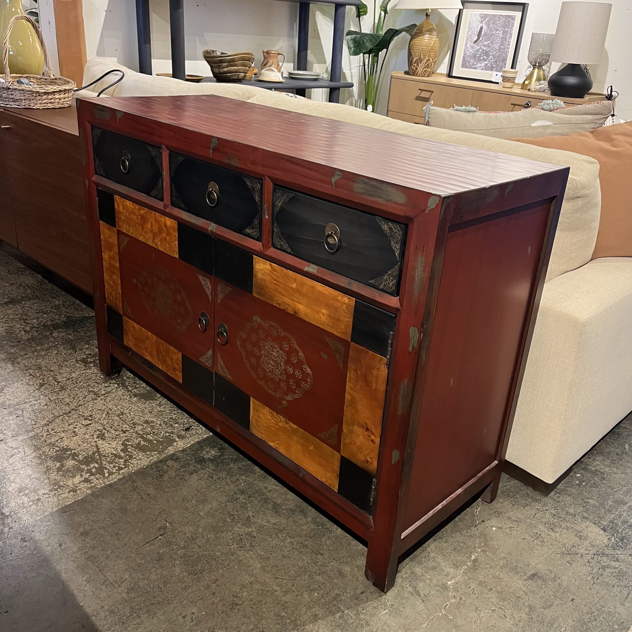 Asian Style Sideboard - Coast Consignment