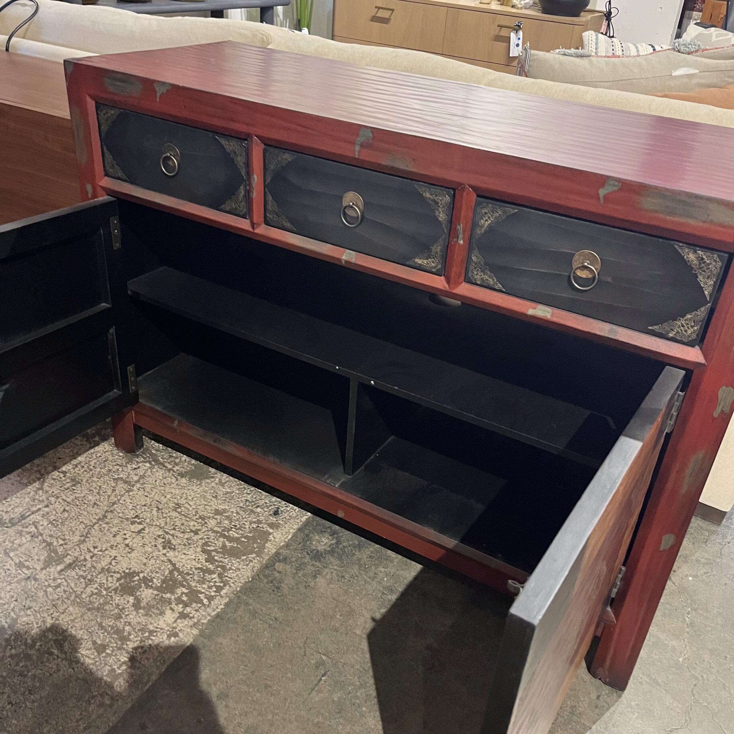 Asian Style Sideboard - Coast Consignment