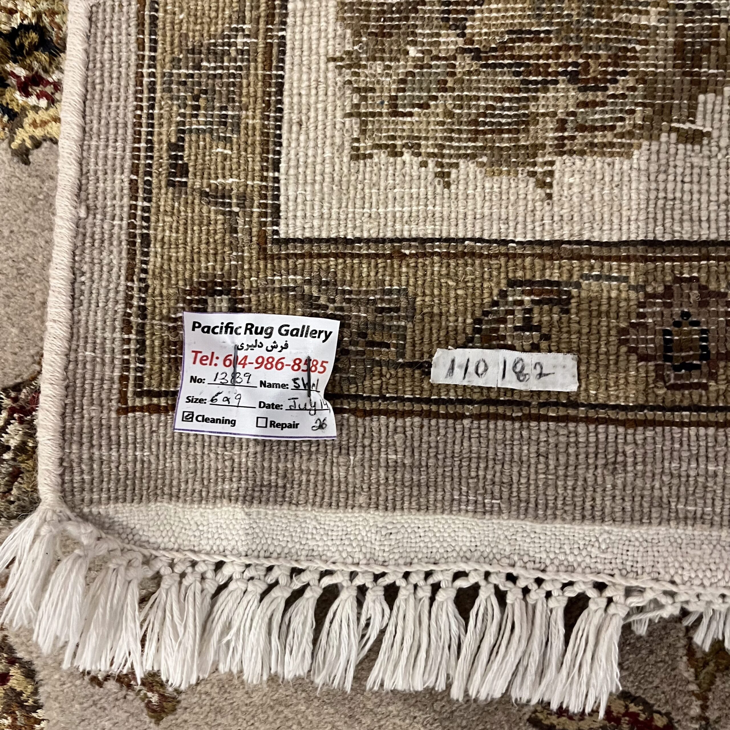 Beige Persian Rug - 6'x9' - Coast Consignment