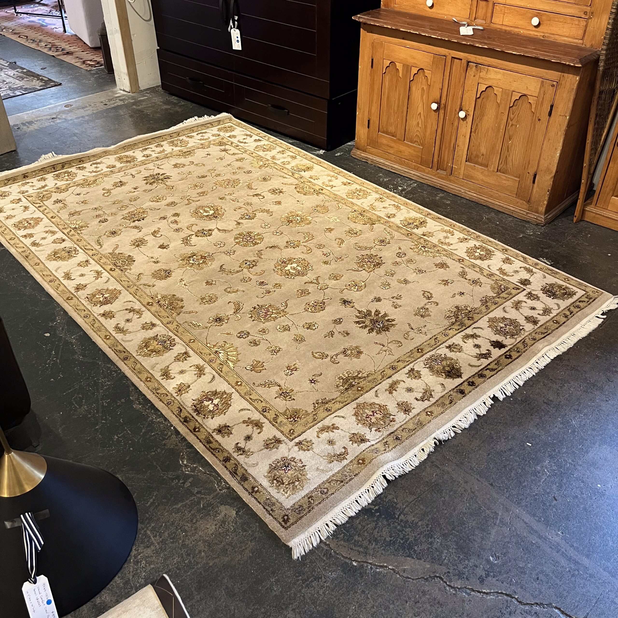 Beige Persian Rug - 6'x9' - Coast Consignment