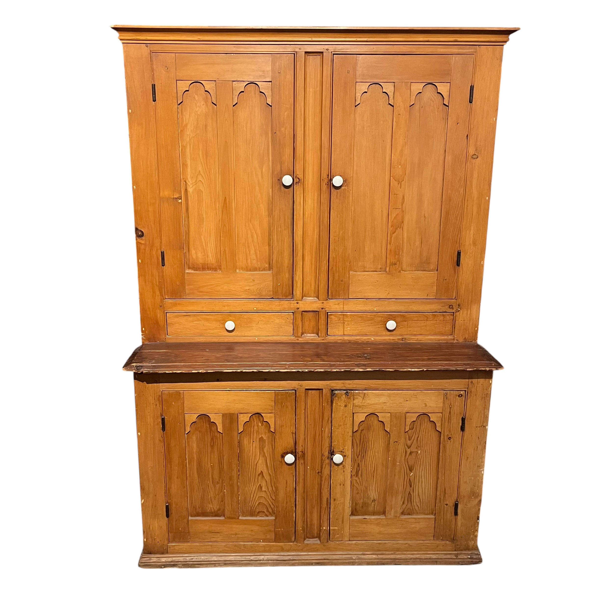 Vintage Pine Hutch - Coast Consignment - image 1