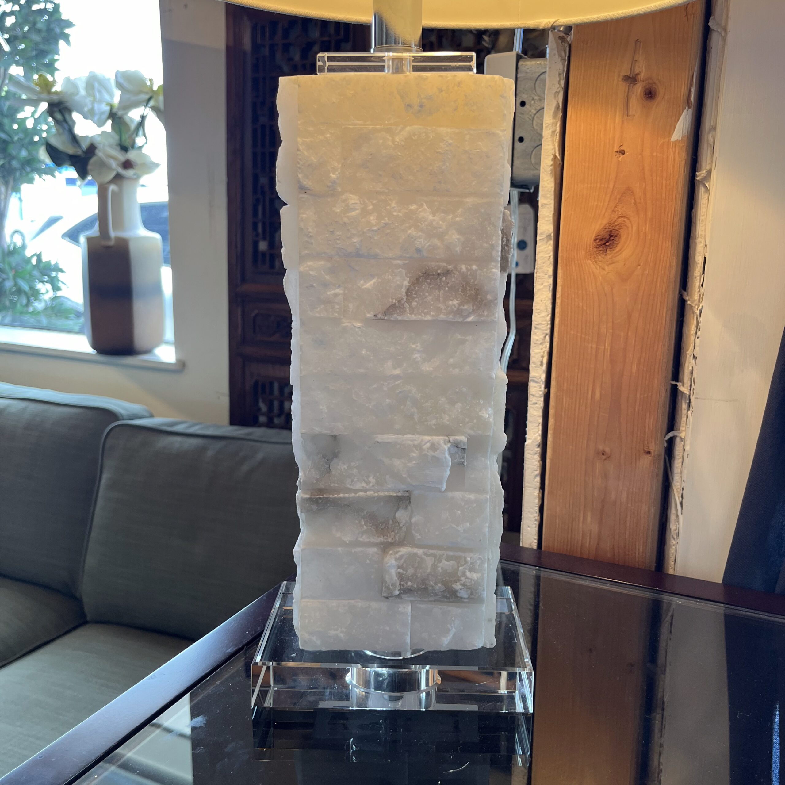 RH Stone Table Lamp - Coast Consignment