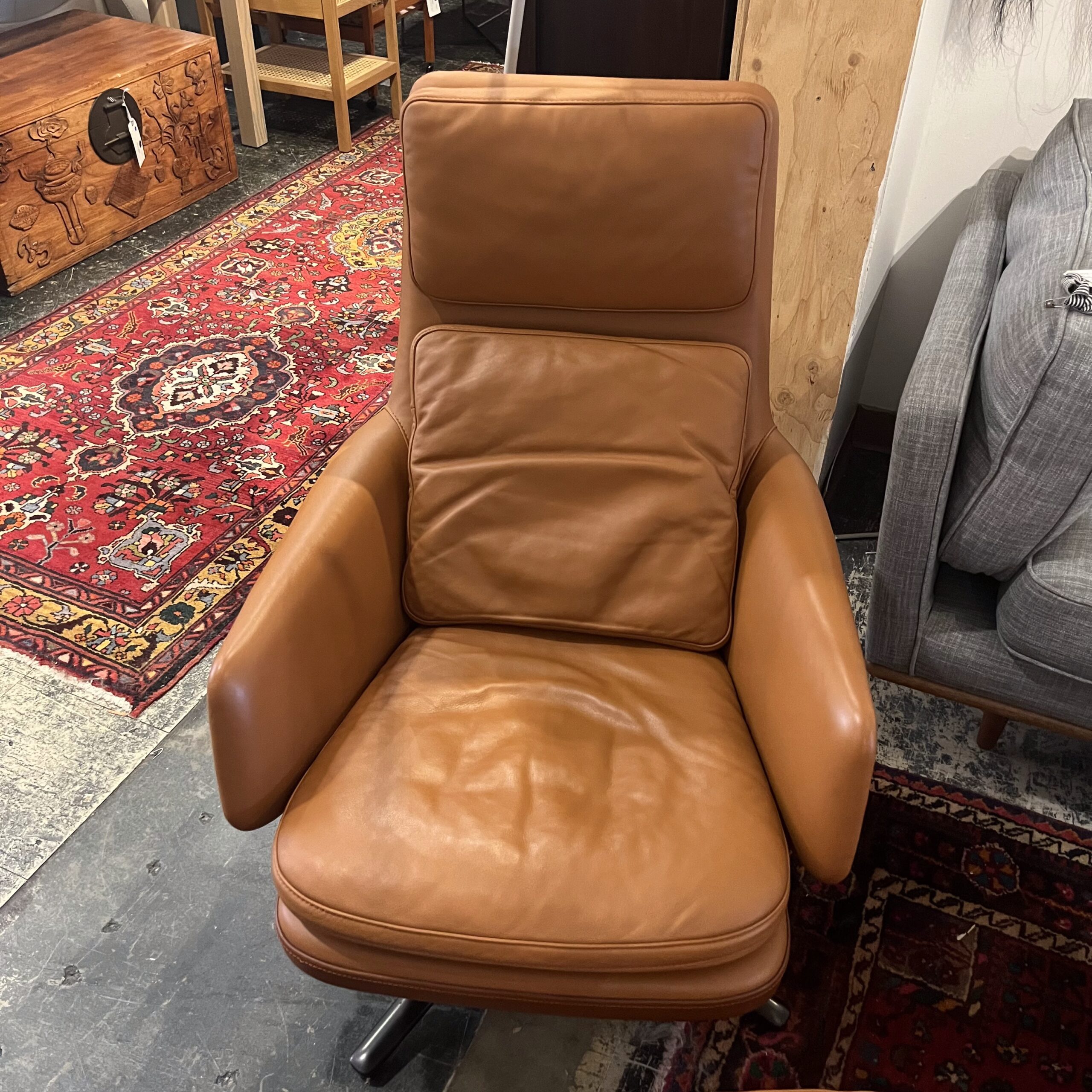Vitra 'Grand Relax' Armchair &amp; Ottoman - Coast Consignment