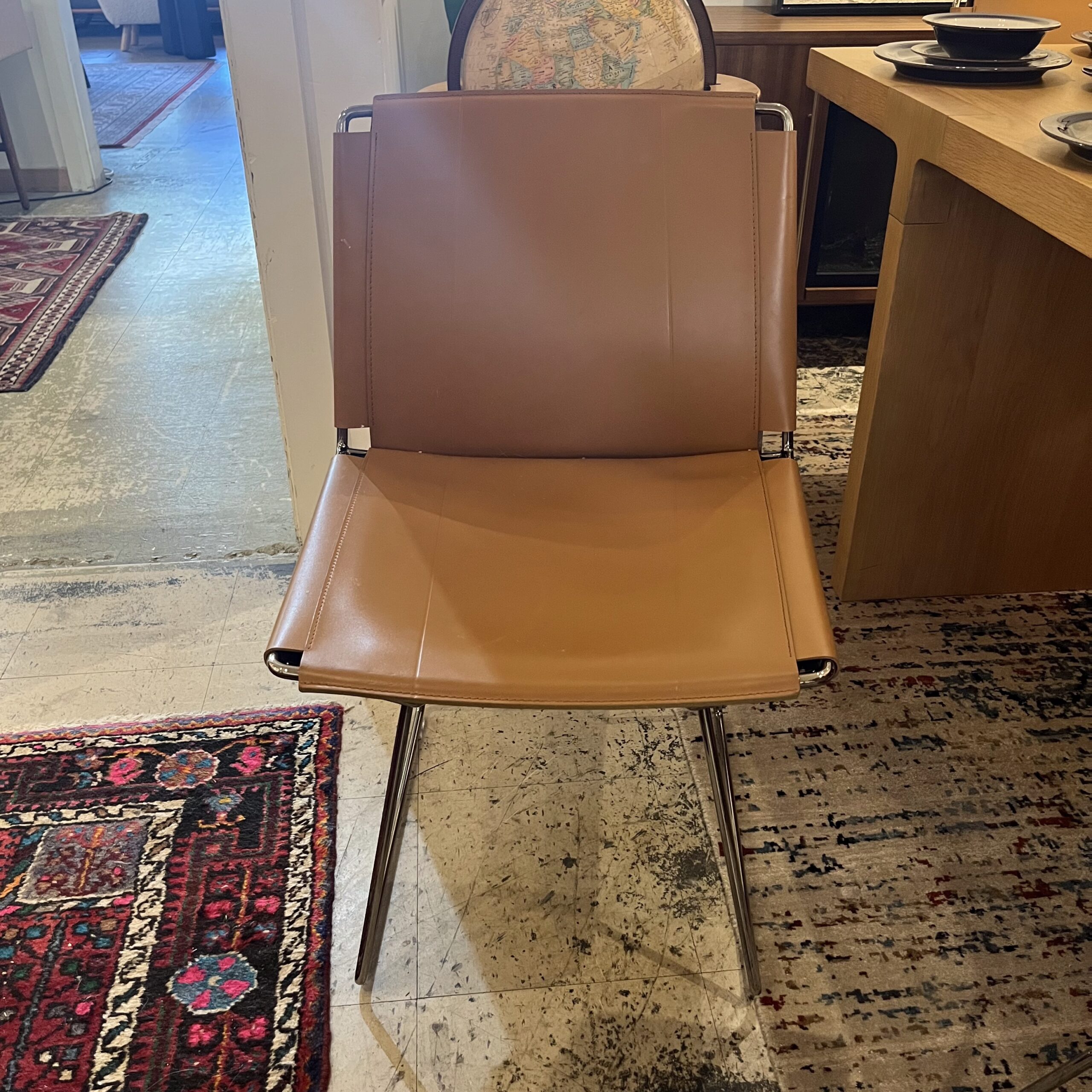 Set of 6 MDF Italia 'Neil' Leather Dining Chairs