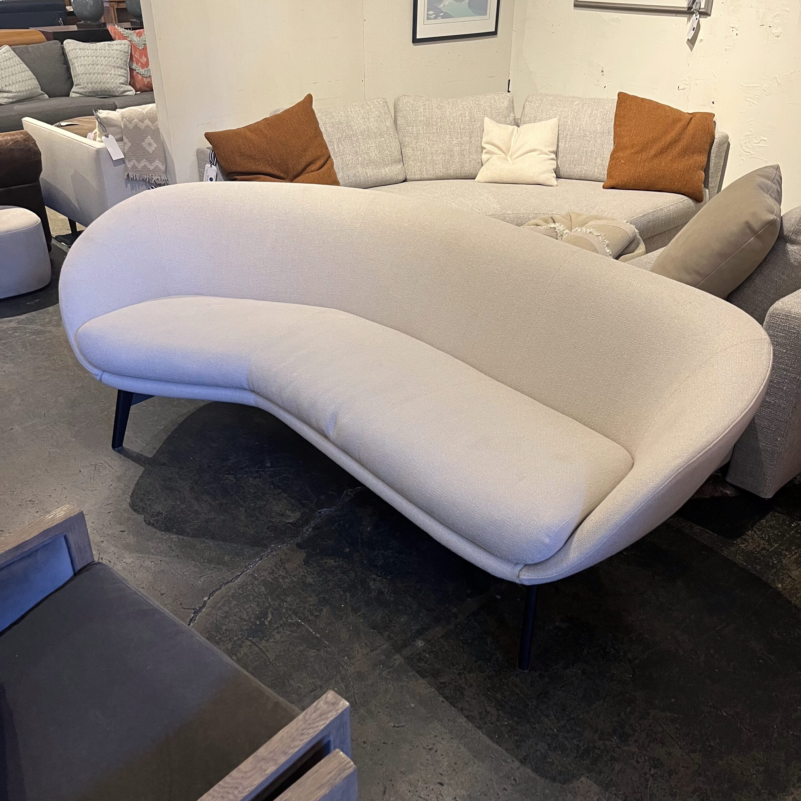 Minotti 'Russel' Curved Sofa - Coast Consignment