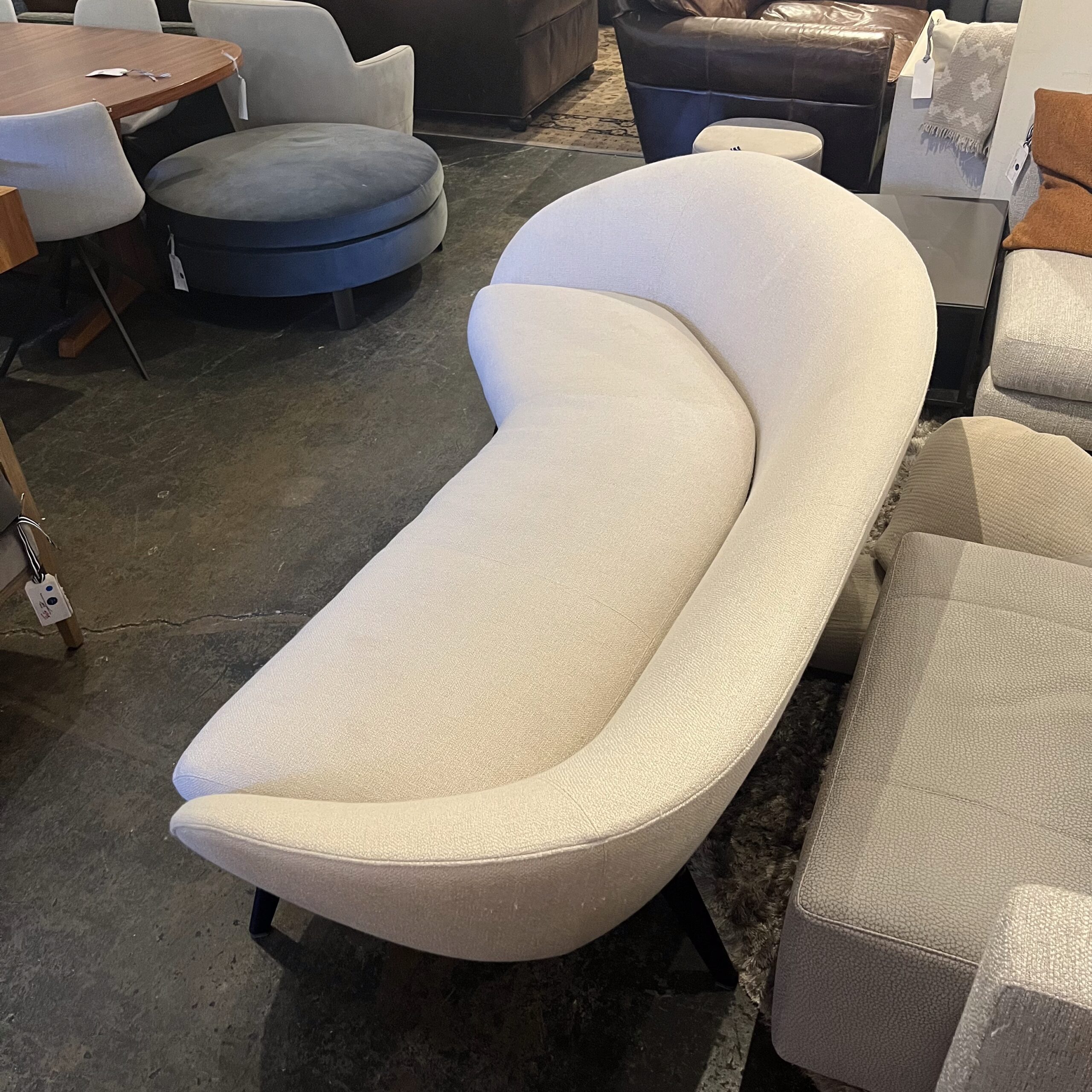 Minotti 'Russel' Curved Sofa - Coast Consignment