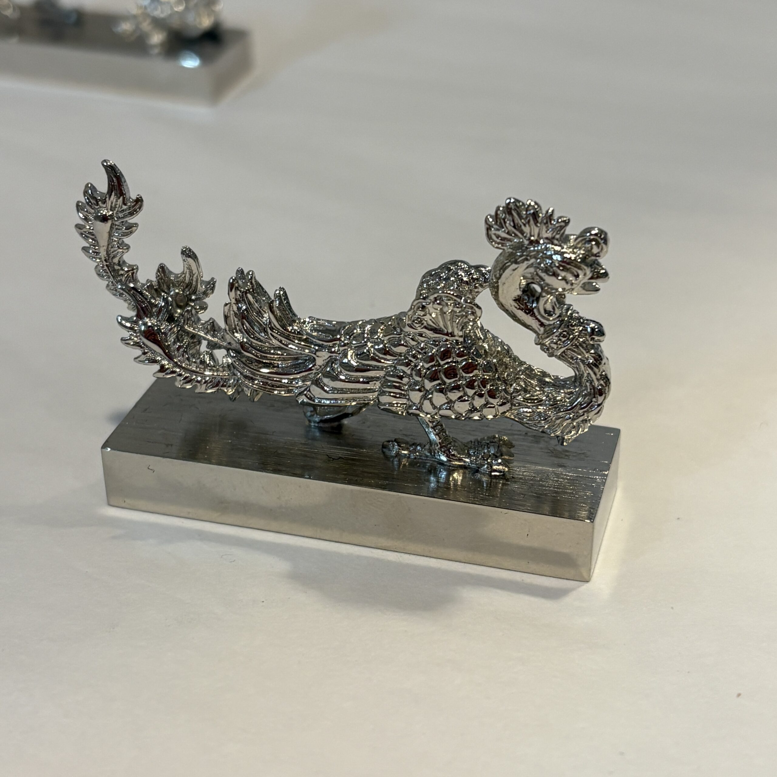 Pair of Shanghai Tang Dragon &amp; Phoenix Chopstick Stands - Coast Consignment