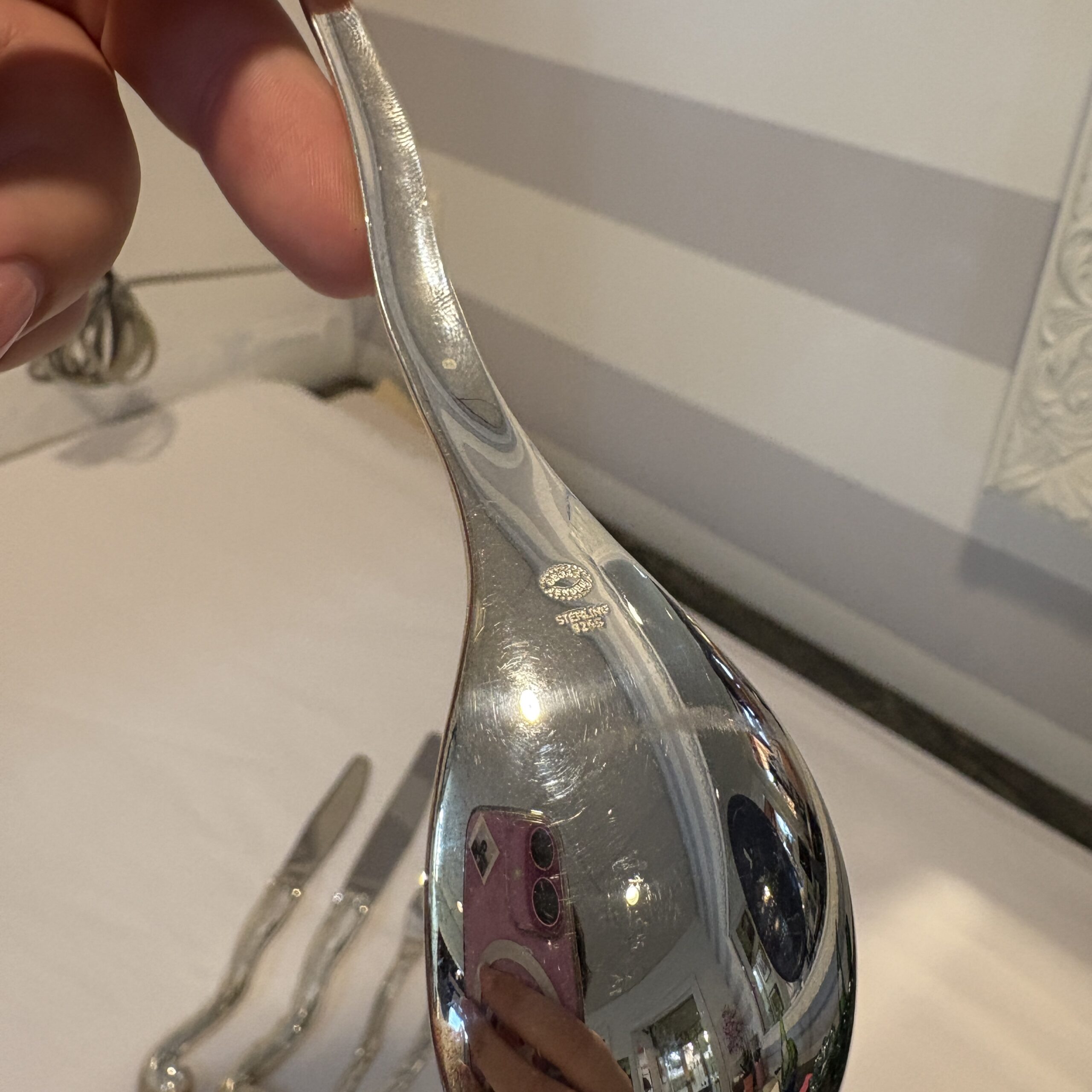 Georg Jensen for Arje Griegst Sterling 'Spira' Flatware Set for 8+ - Coast Consignment