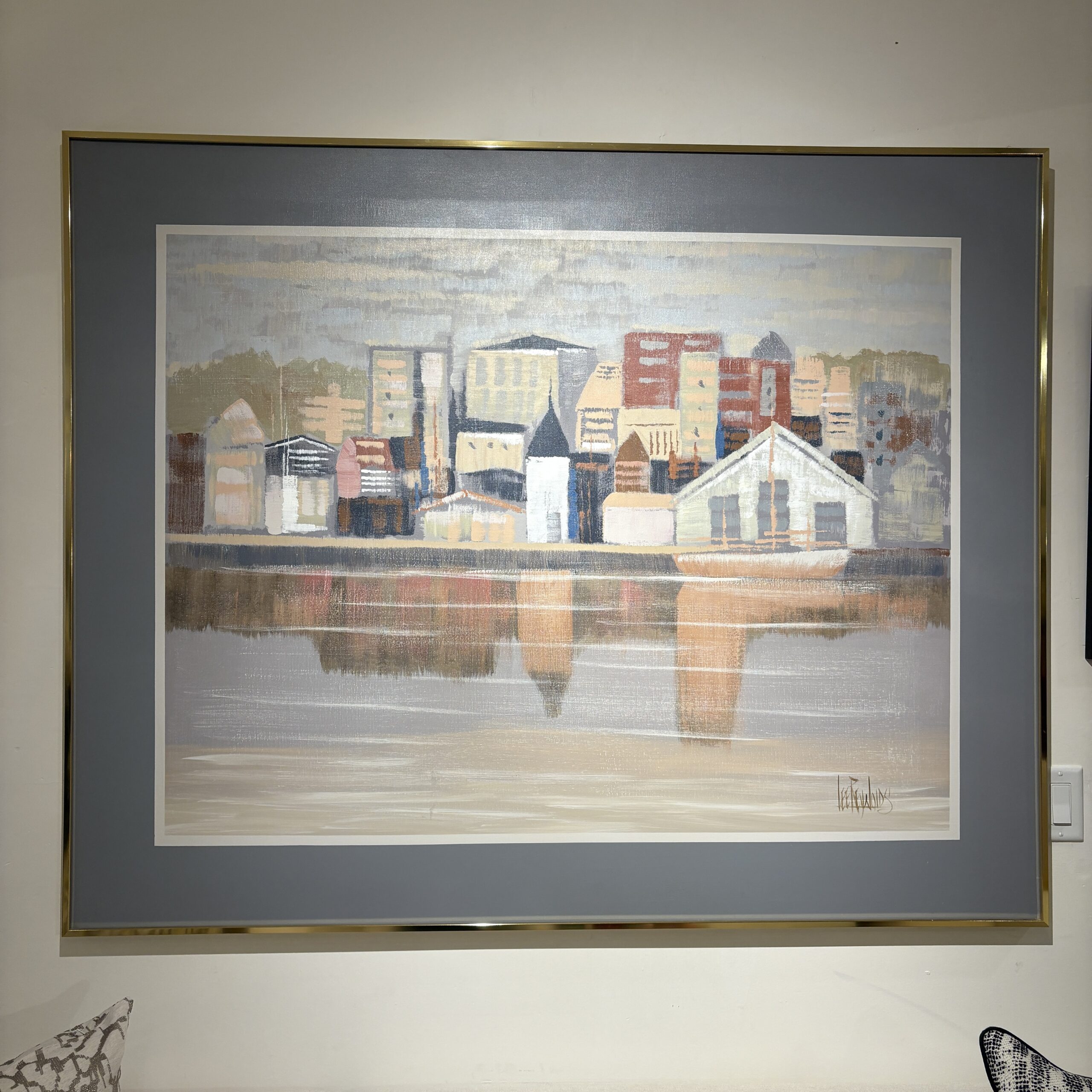 Reflecting Buildings Original Artwork by Lee Reynolds - Coast Consignment