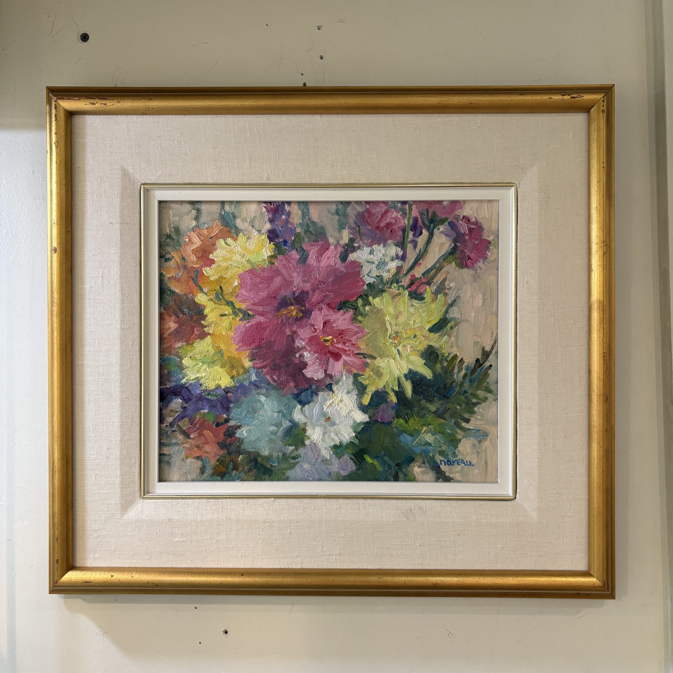 Francine Noreau (1941-2020) "Flower Garden" Original