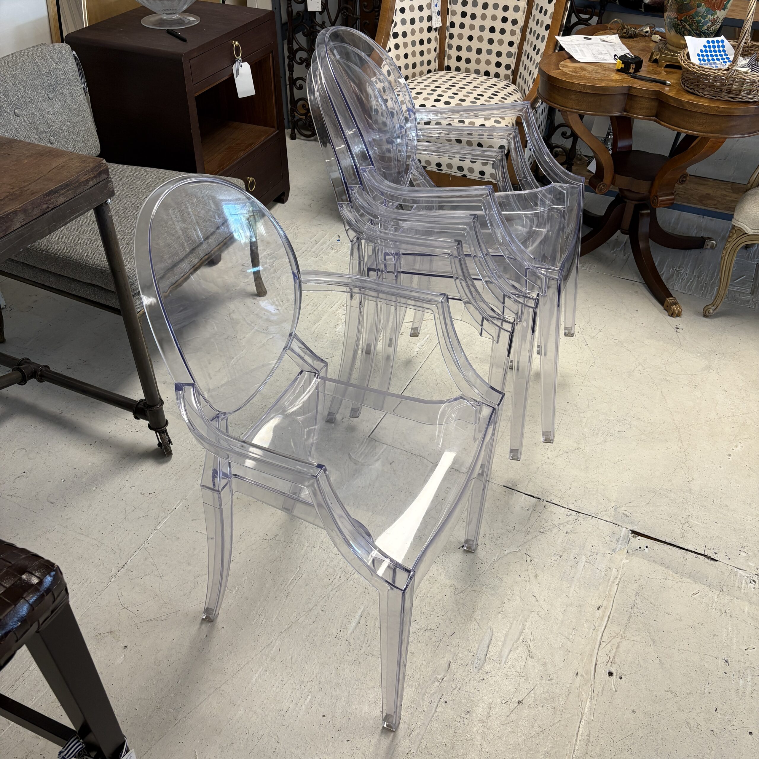 Set of 4 Ghost Chairs - Coast Consignment