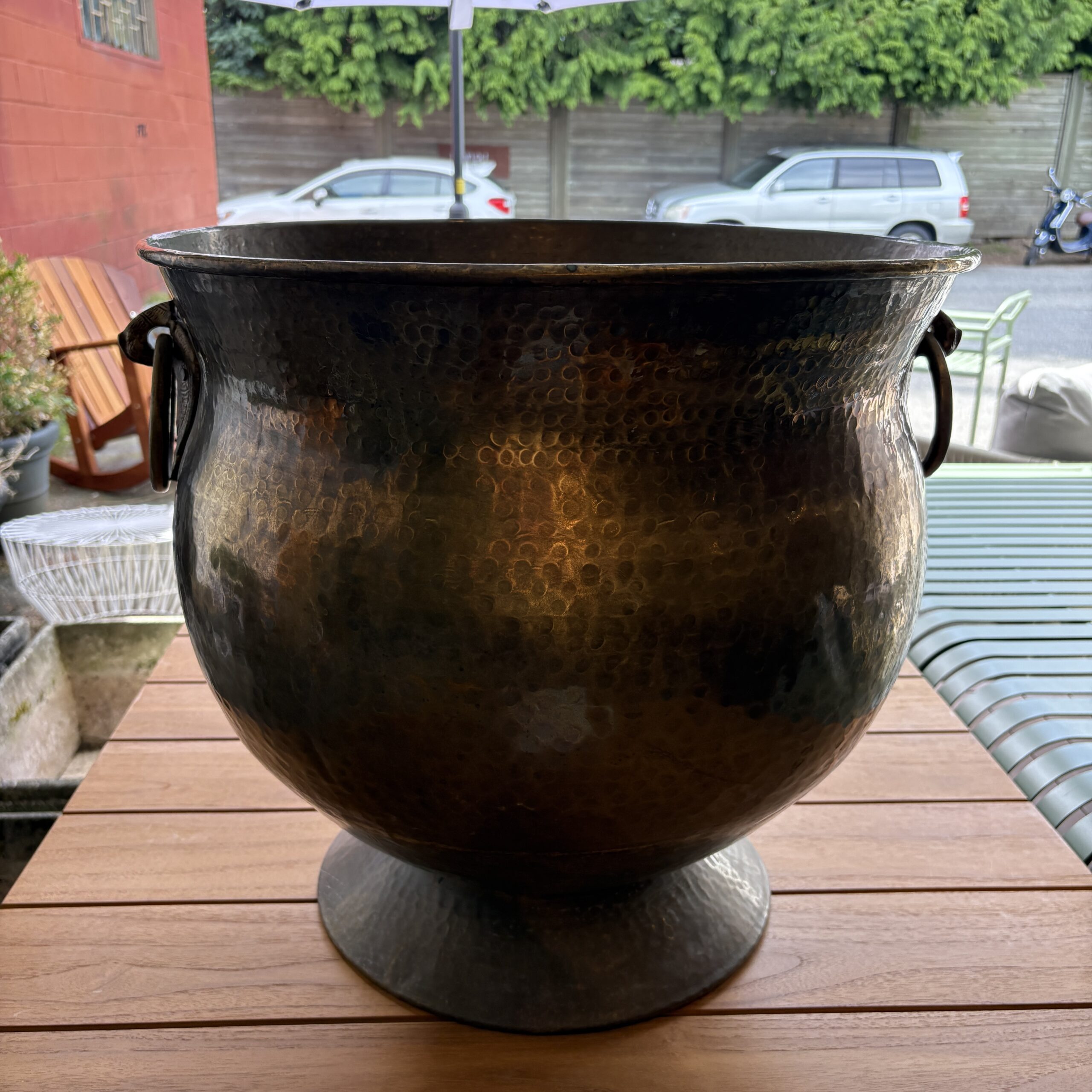 Large Brass Urn - Coast Consignment