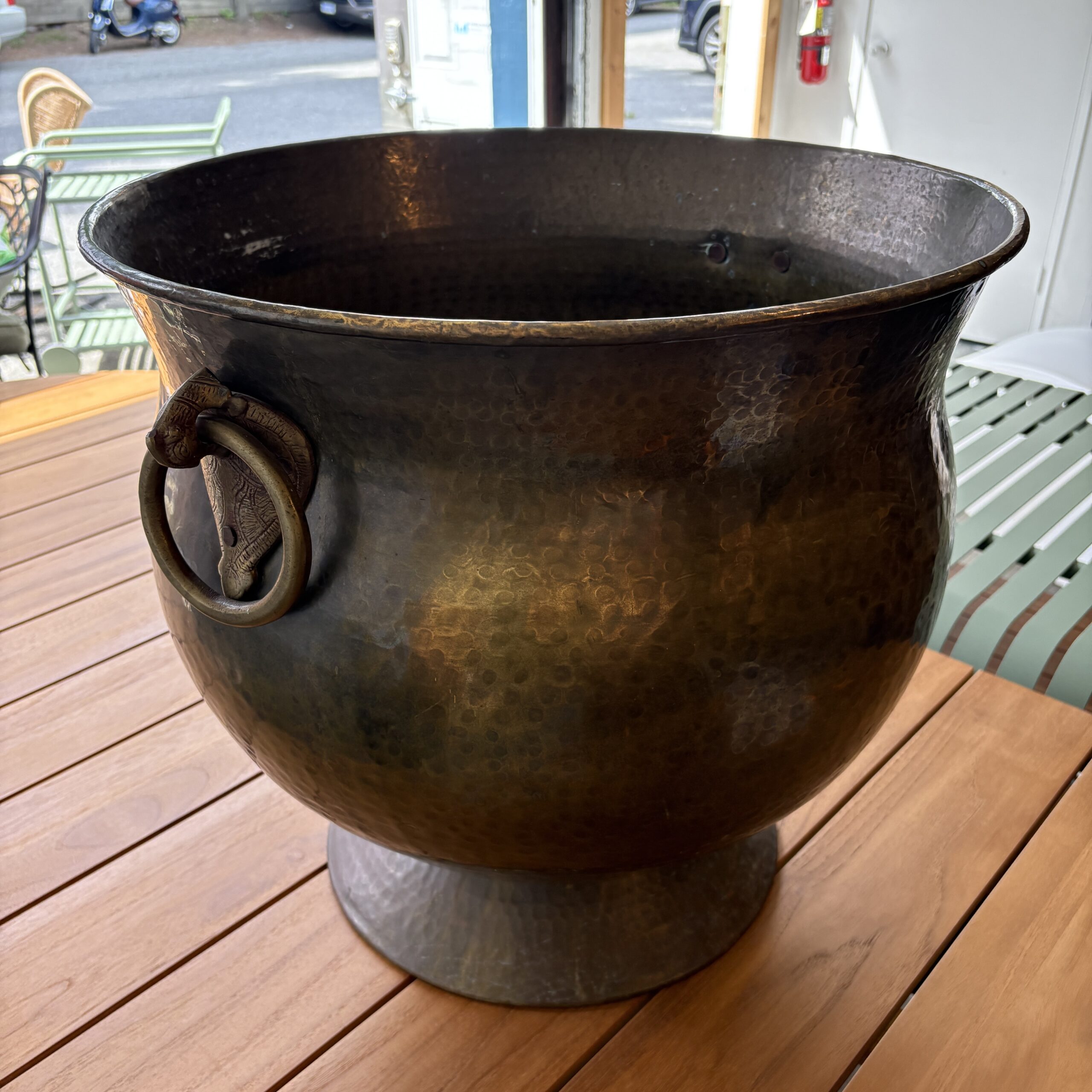 Large Brass Urn - Coast Consignment