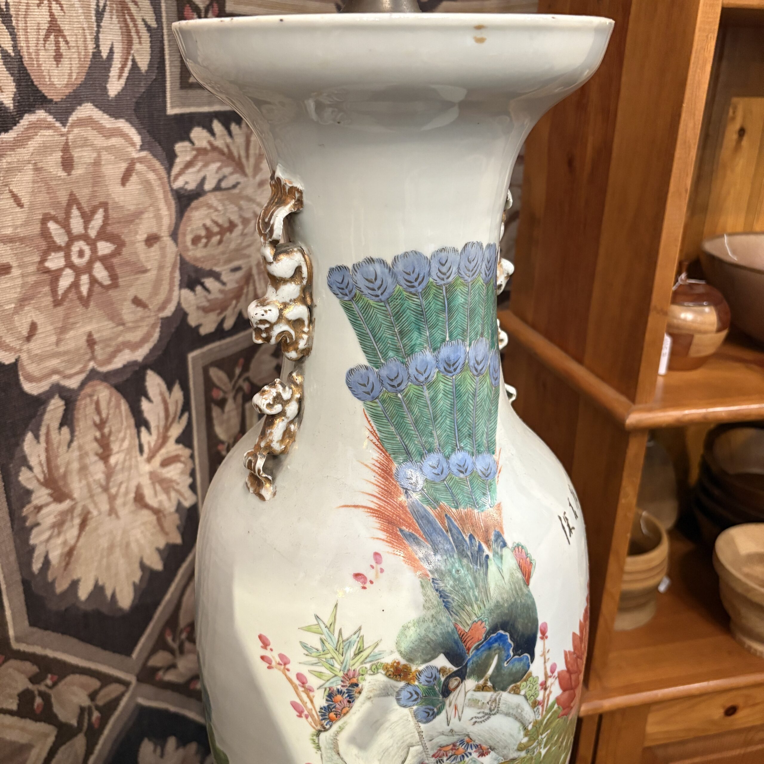 Tall Vase Floor Lamp - Coast Consignment