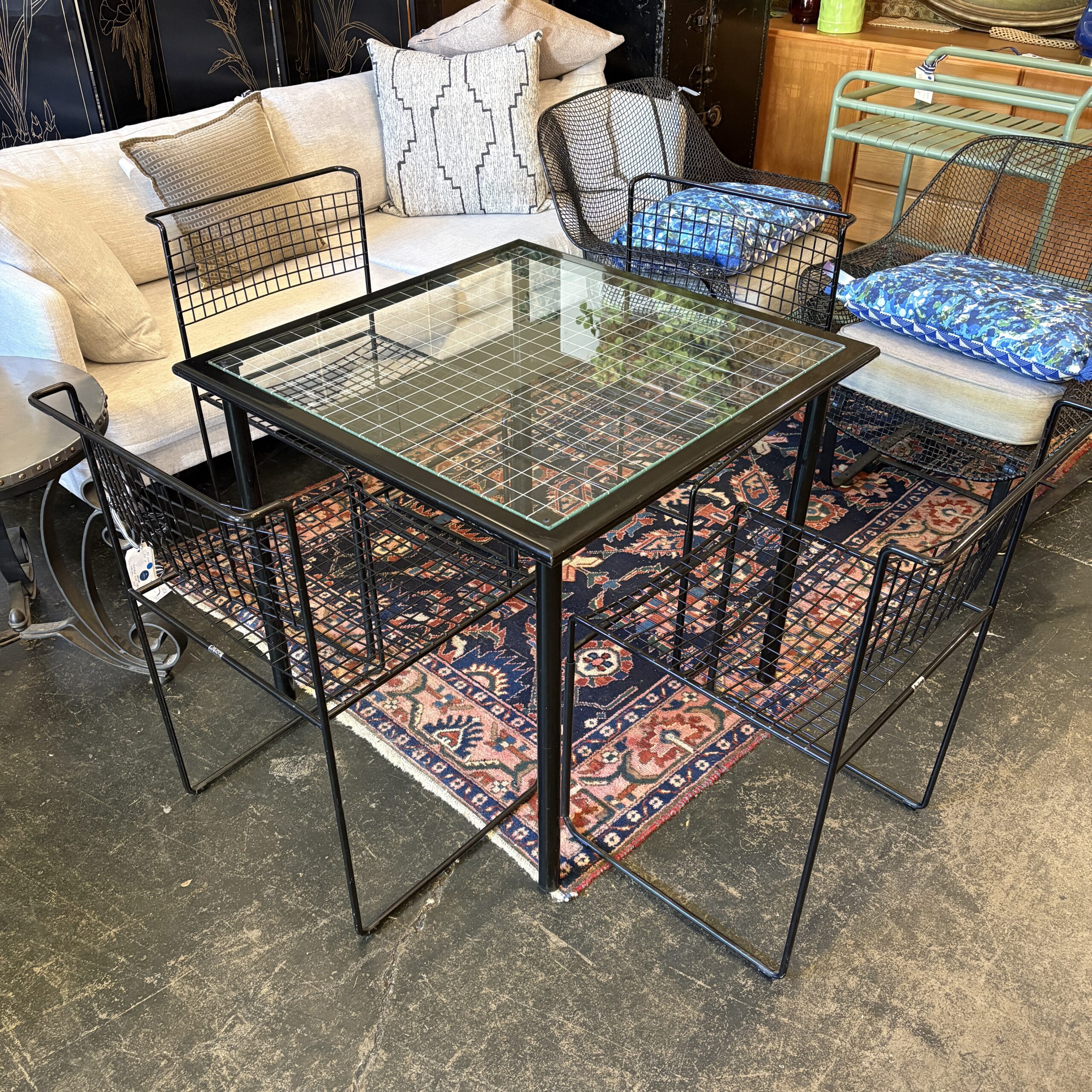 Giandomenico Belotti &amp; FlyLine Set of 5 Chairs &amp; Table - Coast Consignment