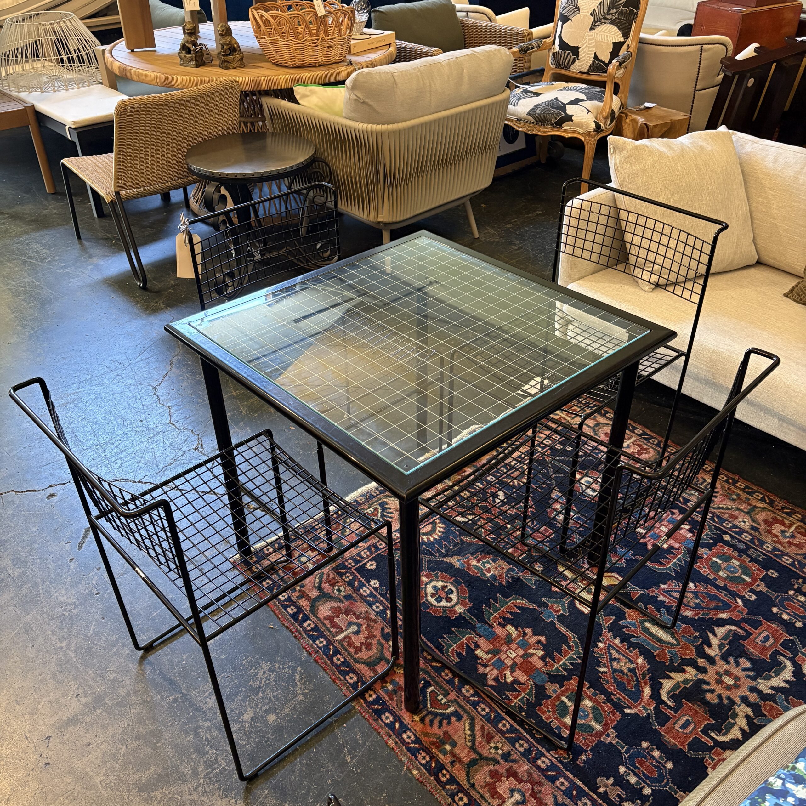 Giandomenico Belotti &amp; FlyLine Set of 5 Chairs &amp; Table - Coast Consignment