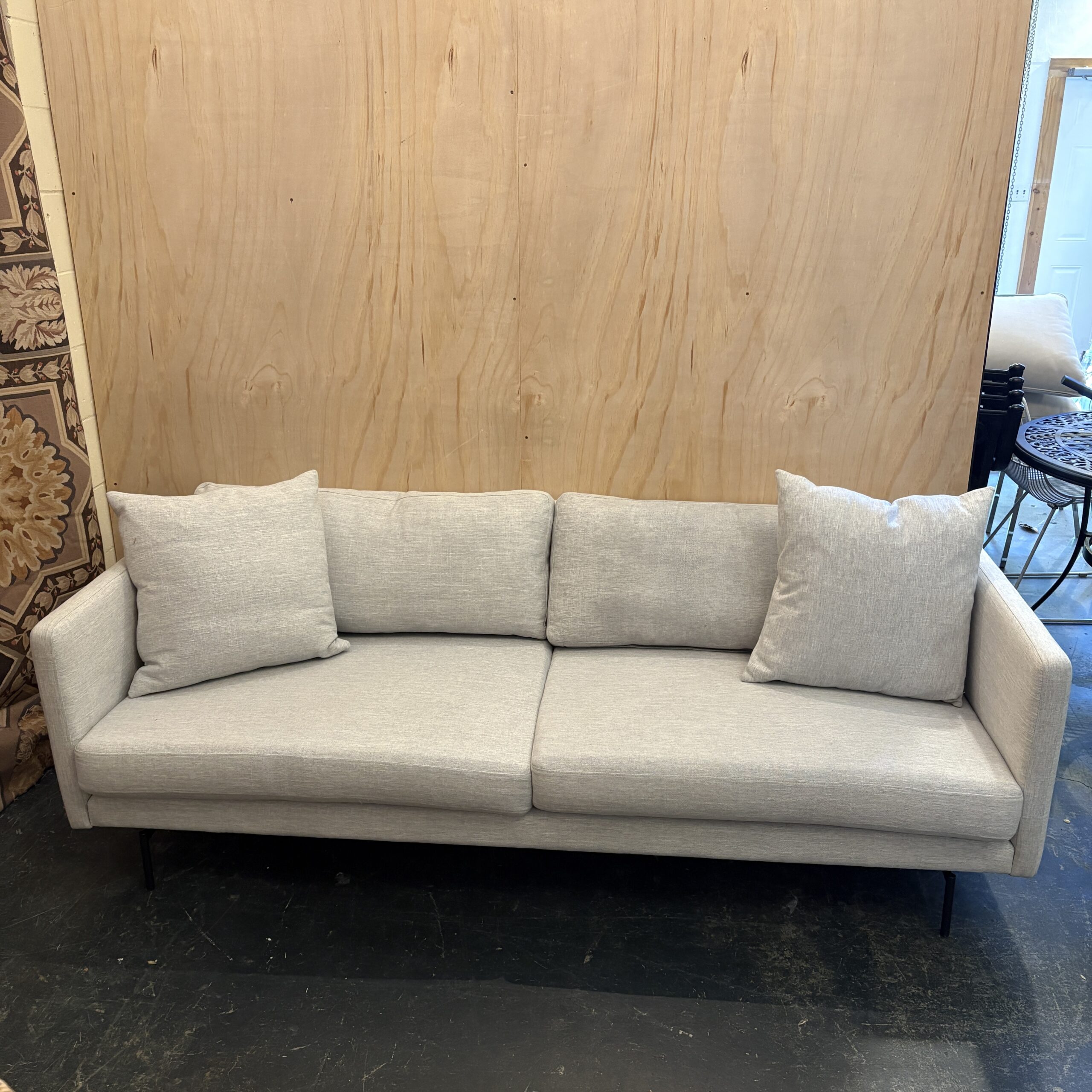 LH 'Gemma' Gray 3-Seater Sofa - Coast Consignment
