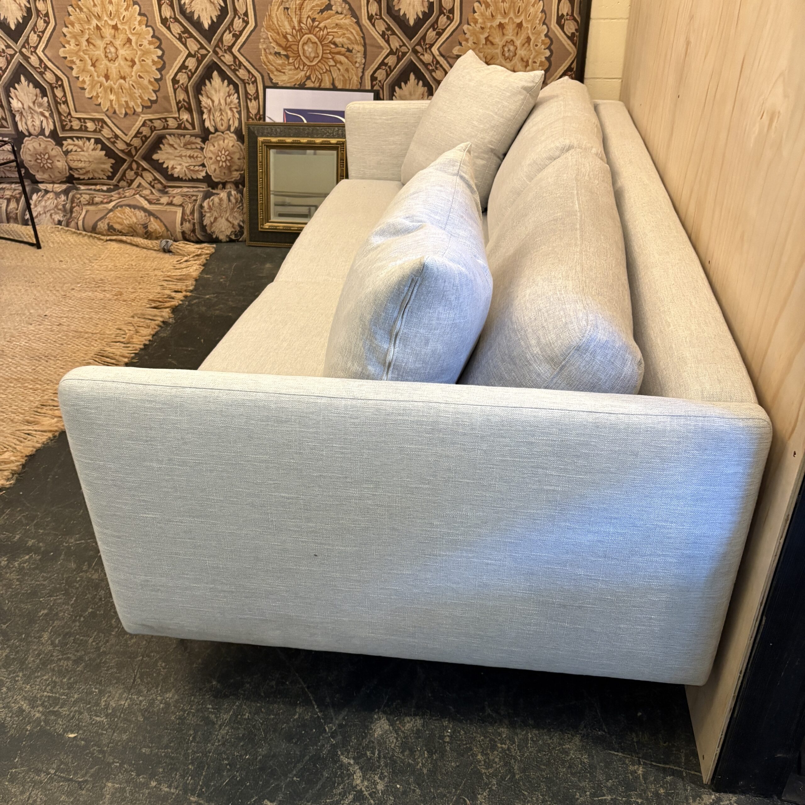 LH 'Gemma' Gray 3-Seater Sofa - Coast Consignment