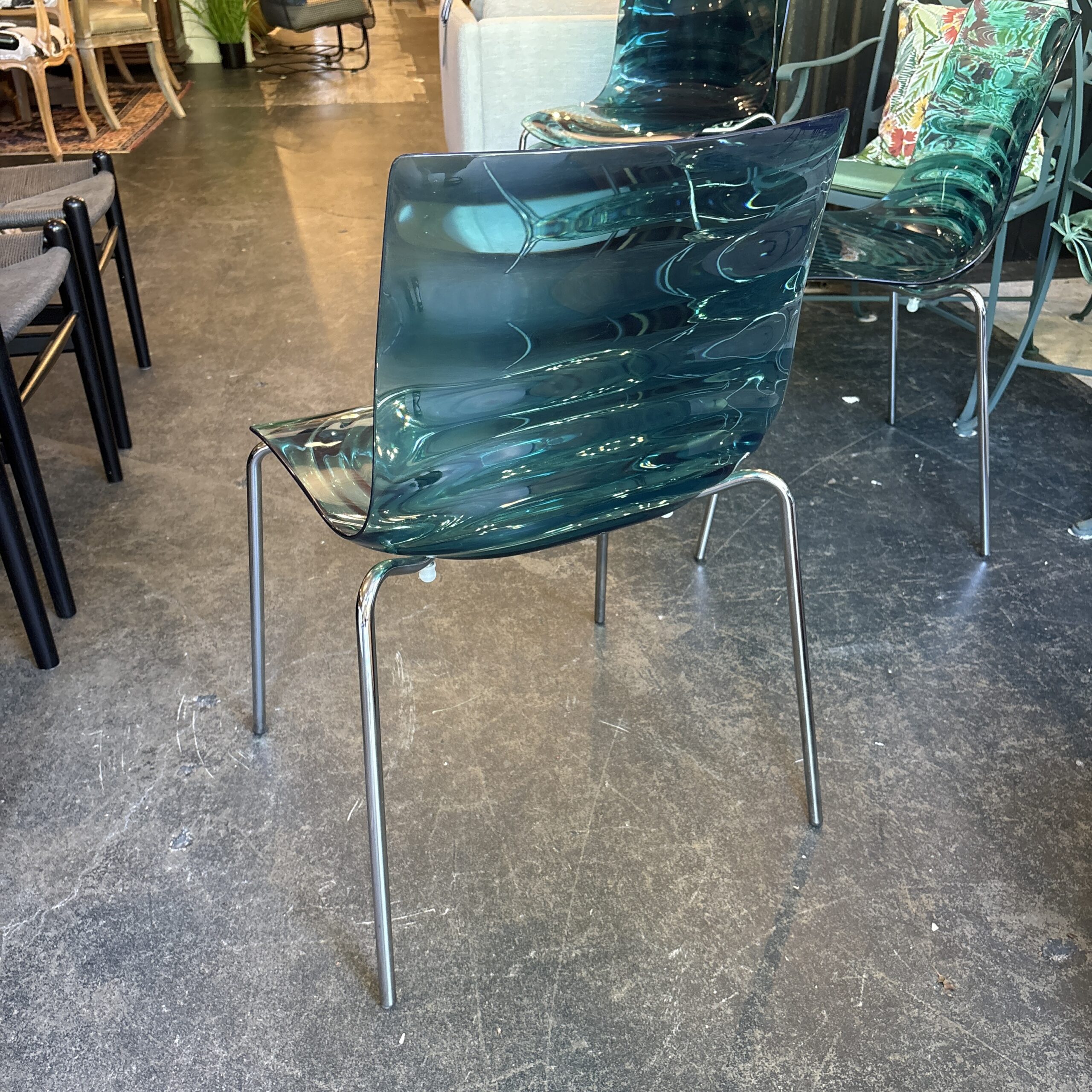 Set of 4 Calligaris 'L'eau' Chairs - Coast Consignment