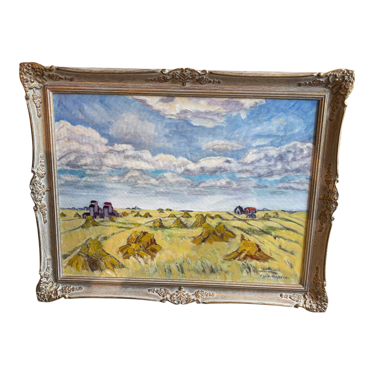 Effie Martin (1893-1977) "Hayfield" Original Artwork - Coast Consignment