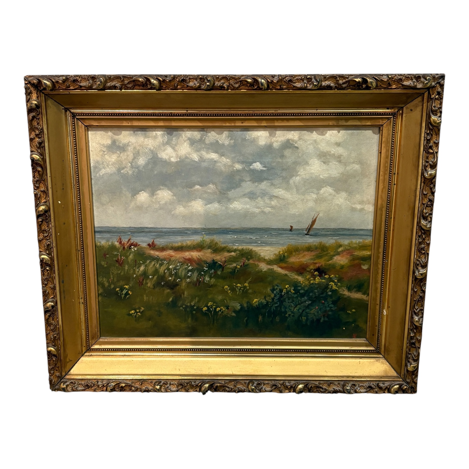 Seascape Oil Painting - Coast Consignment