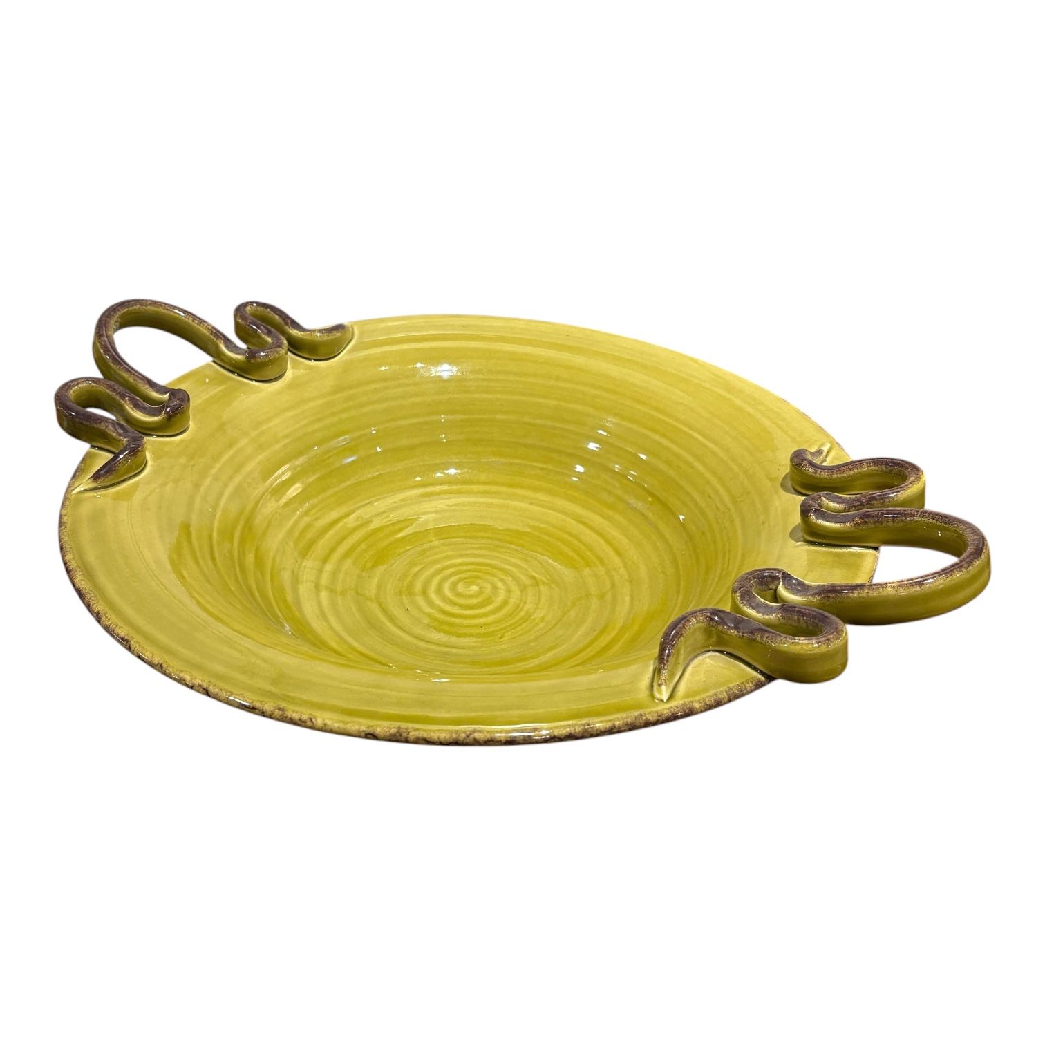 Vintage Global Views Handthrown Pottery Bowl - Coast Consignment - image 1