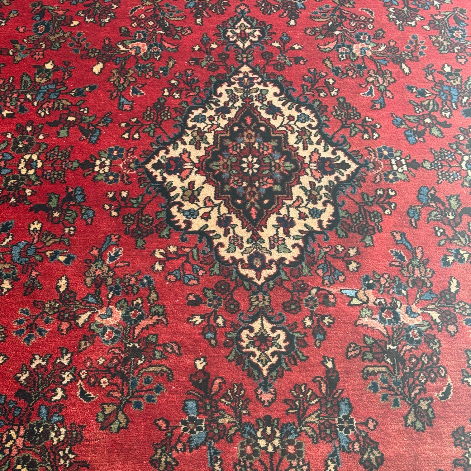 Hand Knotted Persian Wool Rug - Coast Consignment - image 1