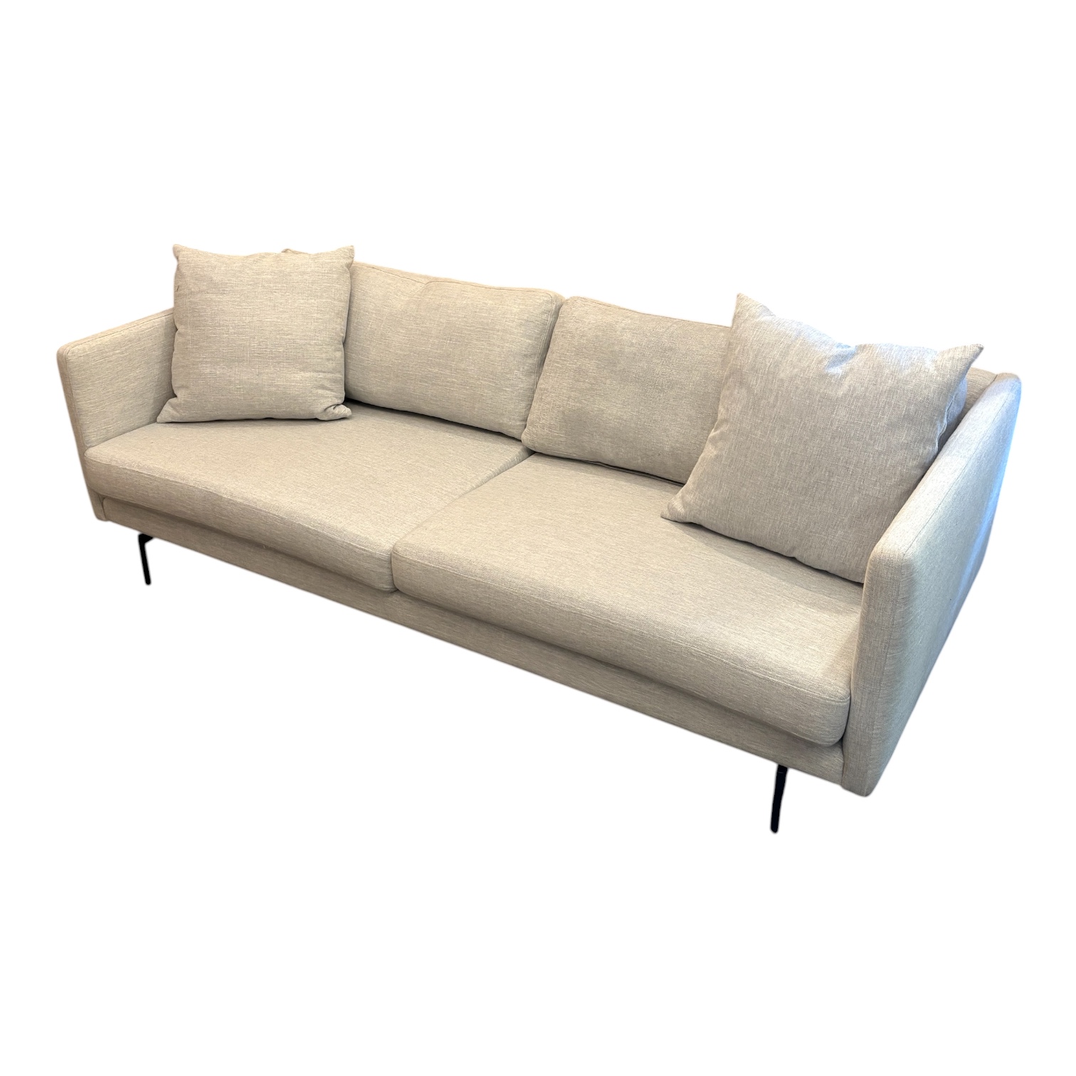LH 'Gemma' Gray 3-Seater Sofa - Coast Consignment - image 1