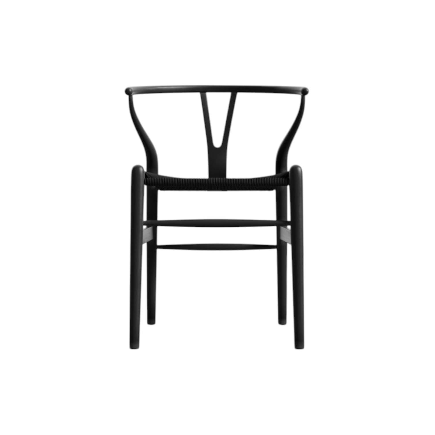 Set of 6 Rove Concepts Black Wishbone Chairs - Coast Consignment