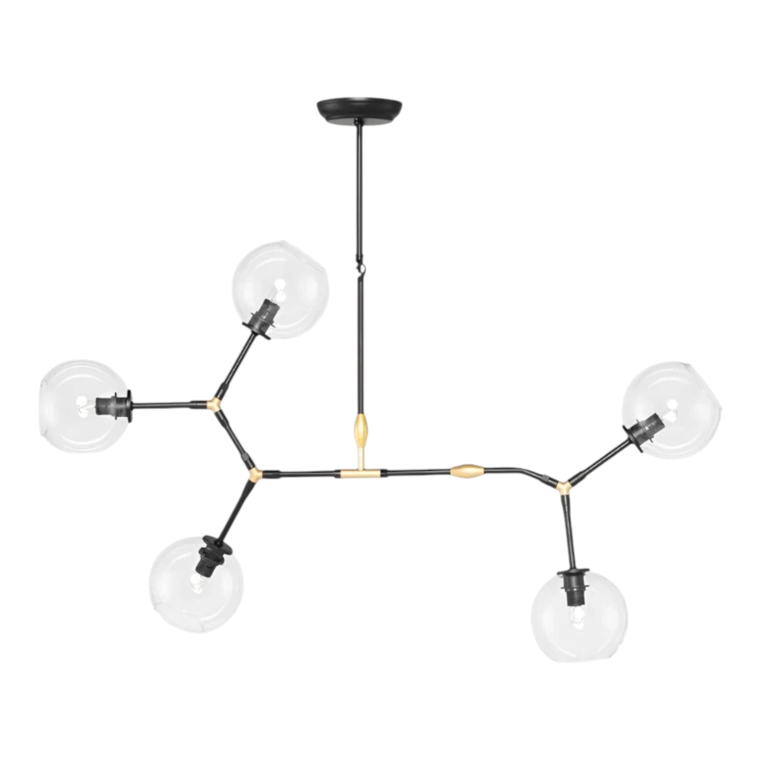 Nuevo 'Atom 5' Chandelier - Coast Consignment - image 1