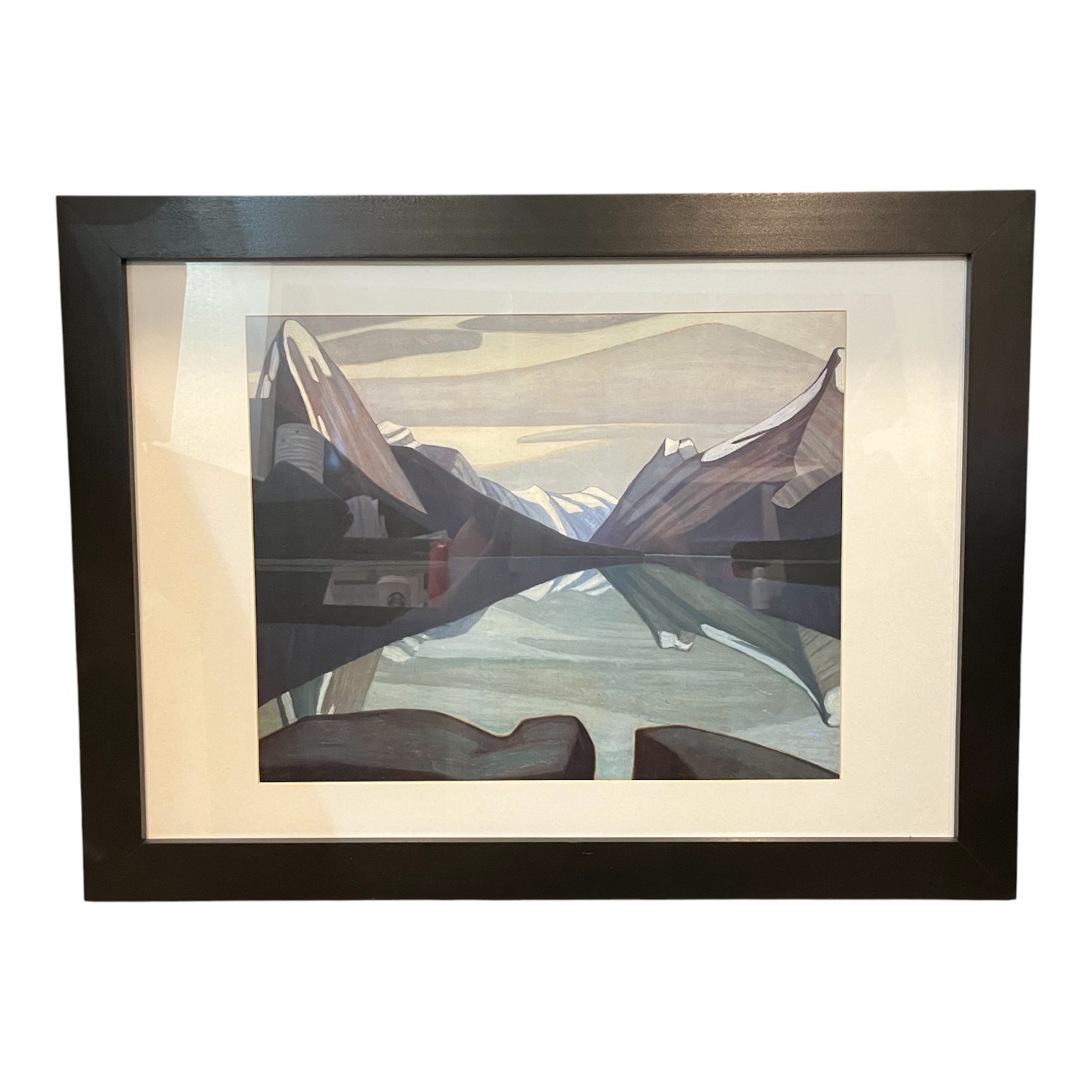 Lawren Harris (1885-1970) "Maligne Lake, Jasper Park" Print - Coast Consignment