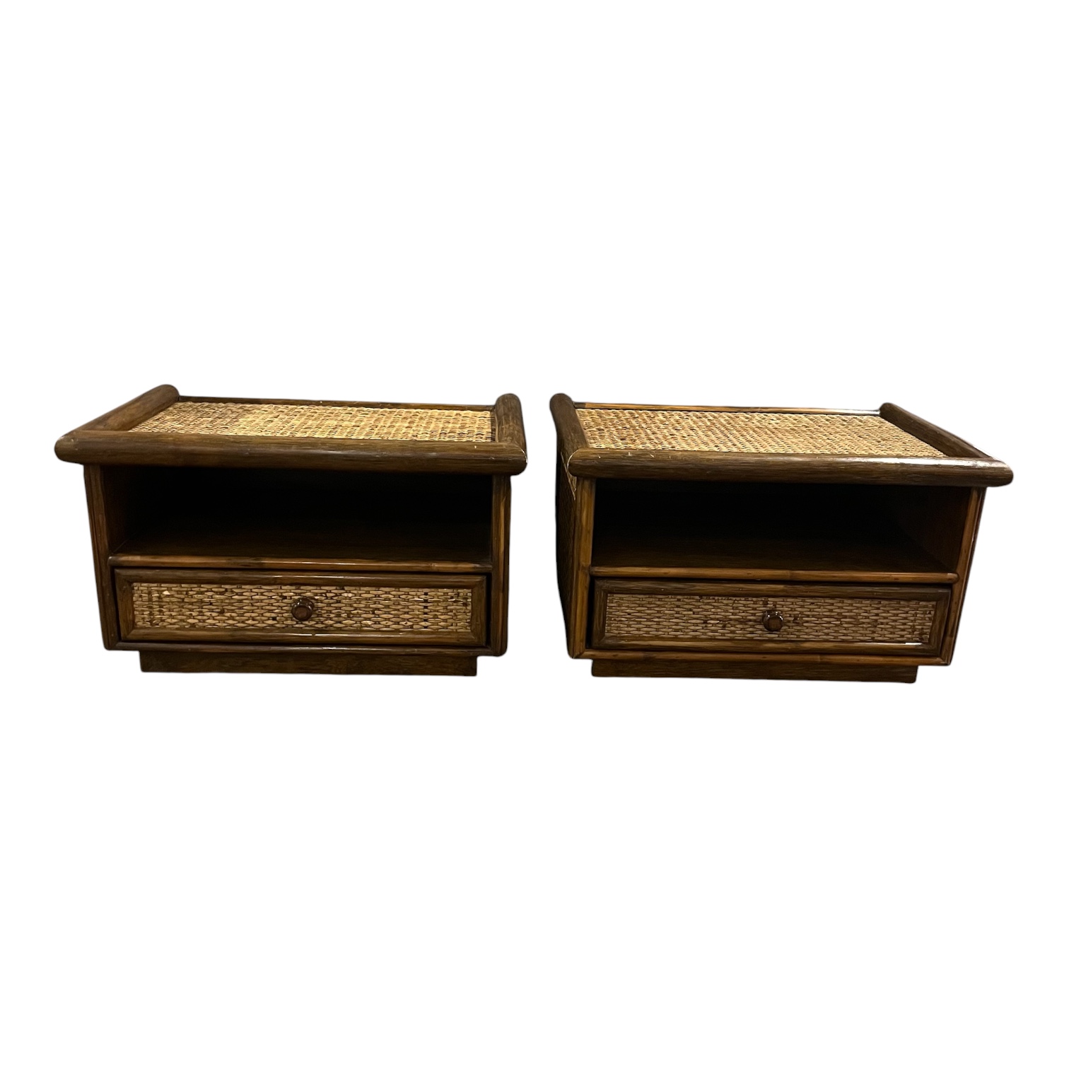 Pair of Vintage Roche Bobois Side Tables - Coast Consignment - image 1