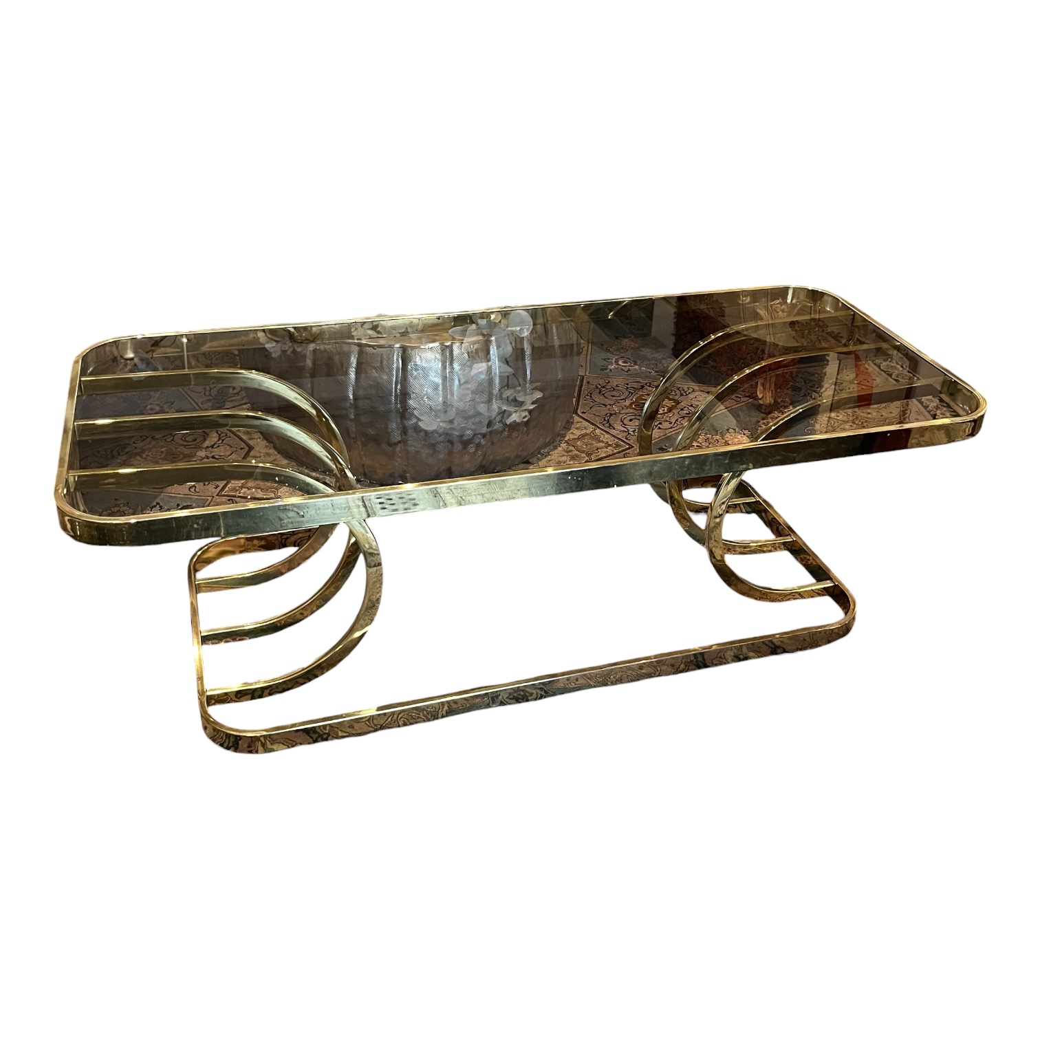 Vintage Hollywood Regency Style Coffee Table - Coast Consignment - image 1