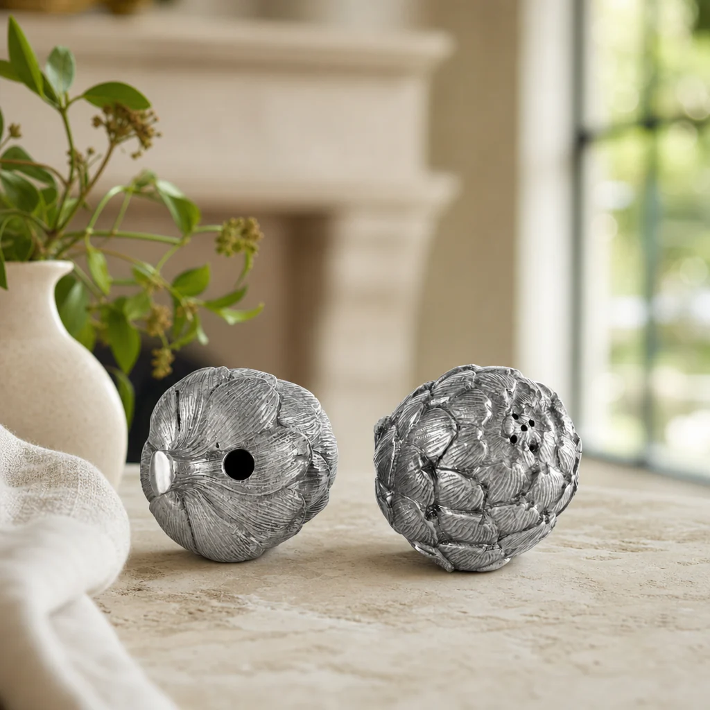 Vagabond House Artichoke Salt &amp; Pepper Set - Coast Consignment