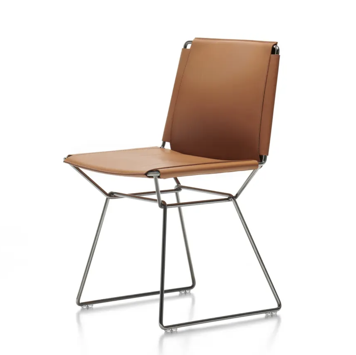 Set of 6 MDF Italia 'Neil' Leather Dining Chairs