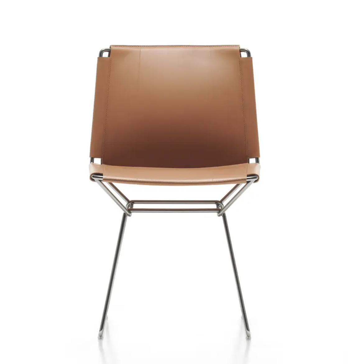 Set of 6 MDF Italia 'Neil' Leather Dining Chairs